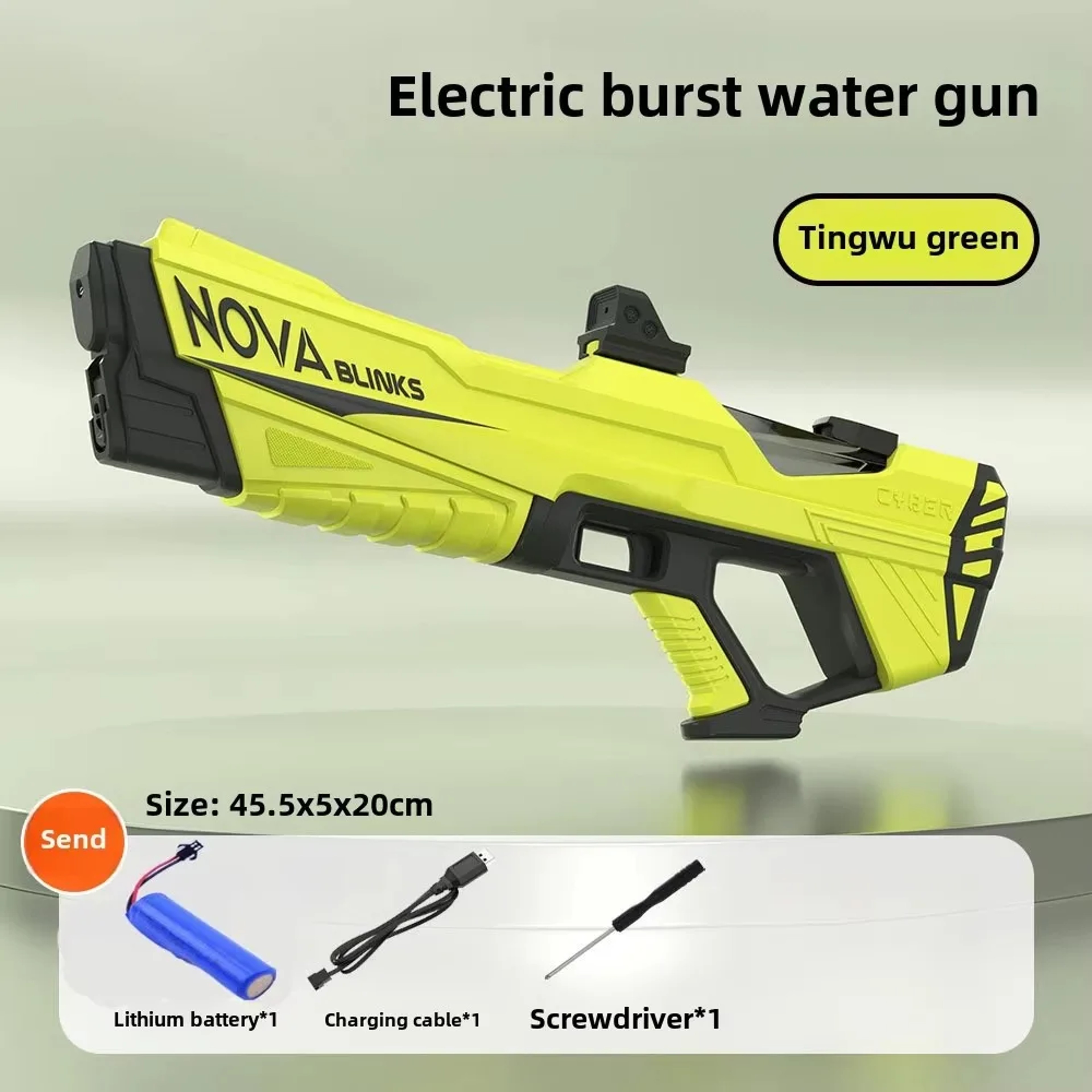 Electric Water Gun With Automatic Water Absorption Large Capacity Water Blaster For Summer Pool Fun 4
