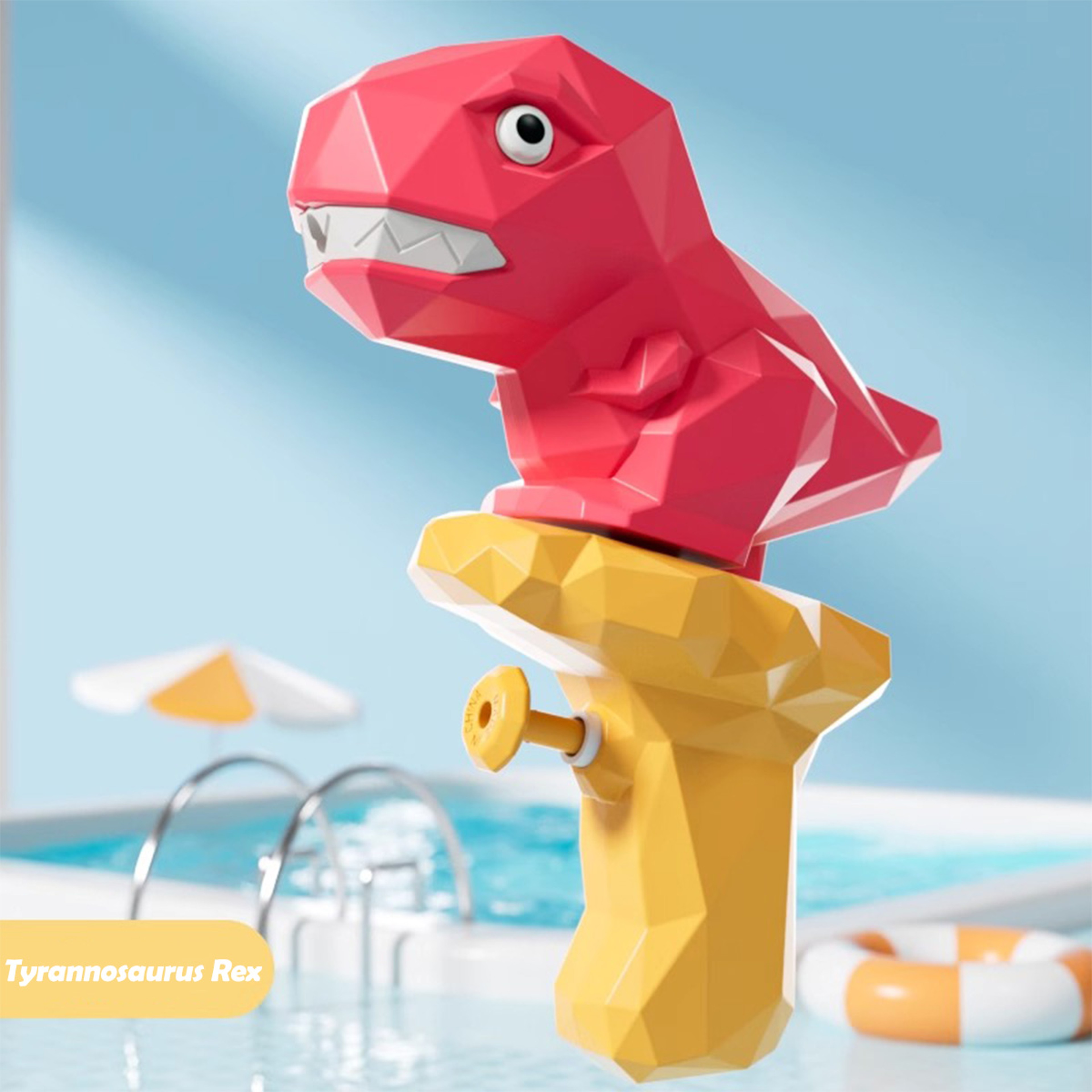 Cute Dinosaur Water Gun for Kids 3D Cartoon Kids Water Gun for Beach, Pool & Summer Fun – view 8