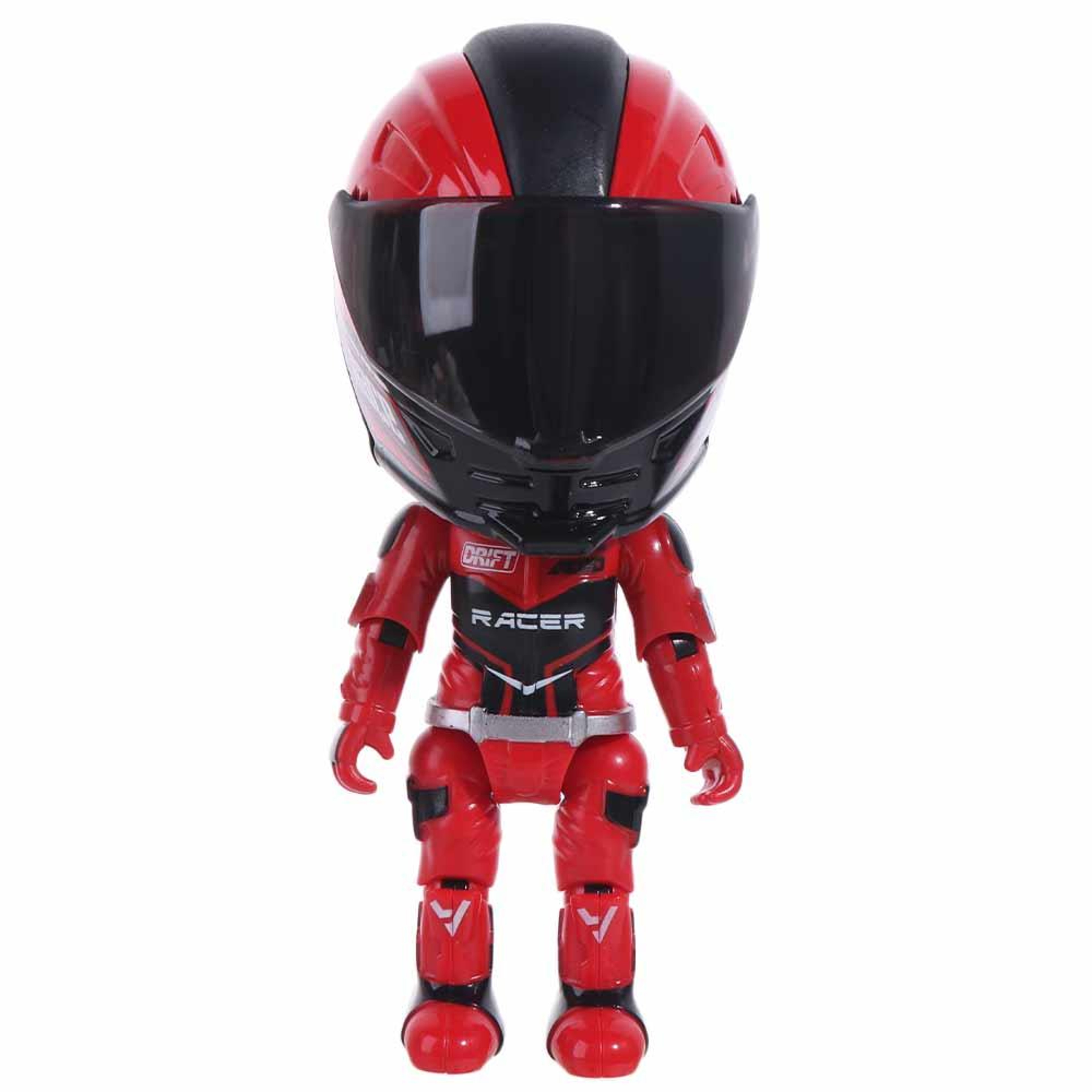 Transform Motorcycle Toy with Motorcycle Action Figure & Alloy Rider Helmet Collectible – view 7