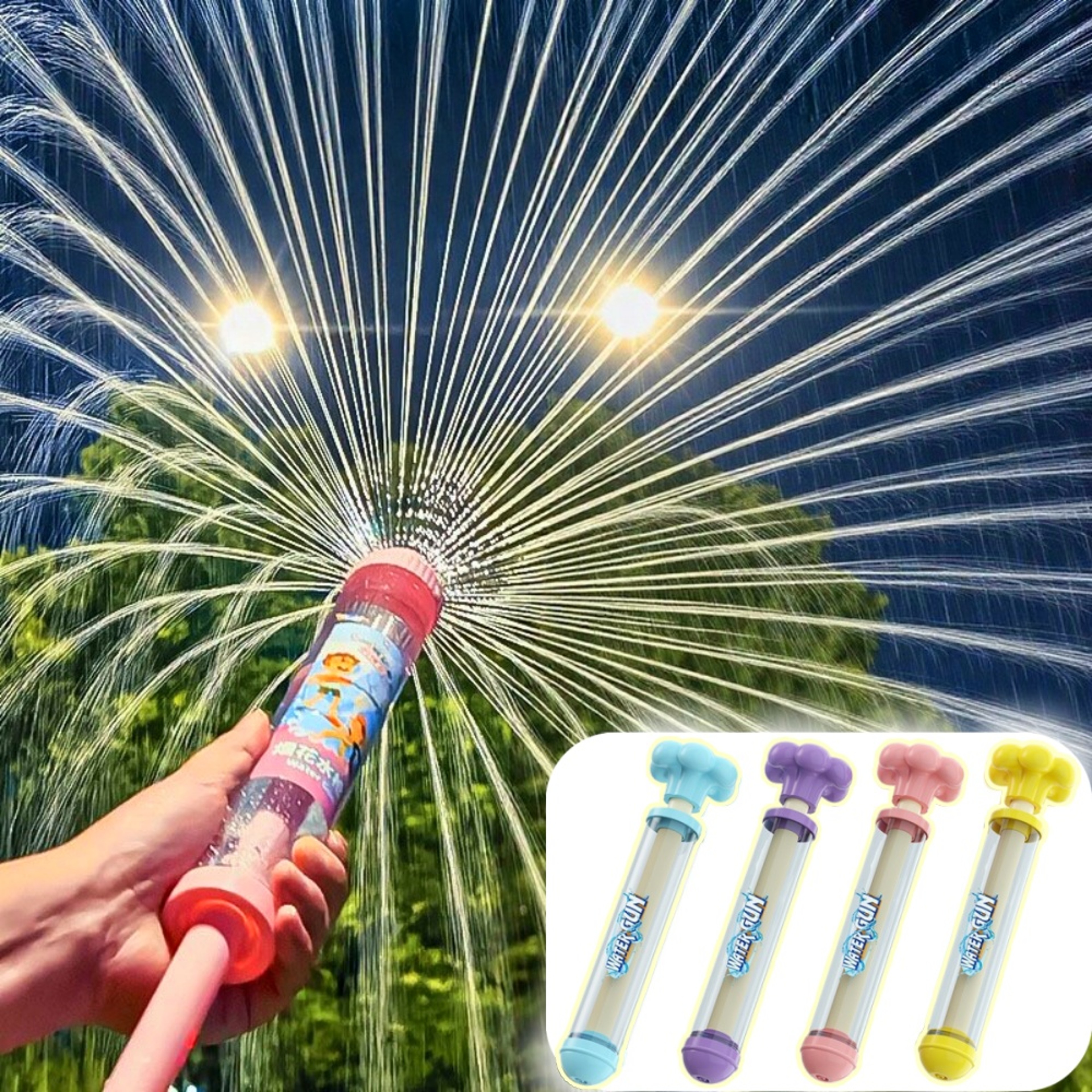 Pull-Out Water Blaster Toy for Kids Interactive Water Spray Toy for Pool, Beach & Summer Outdoor Fun – view 1