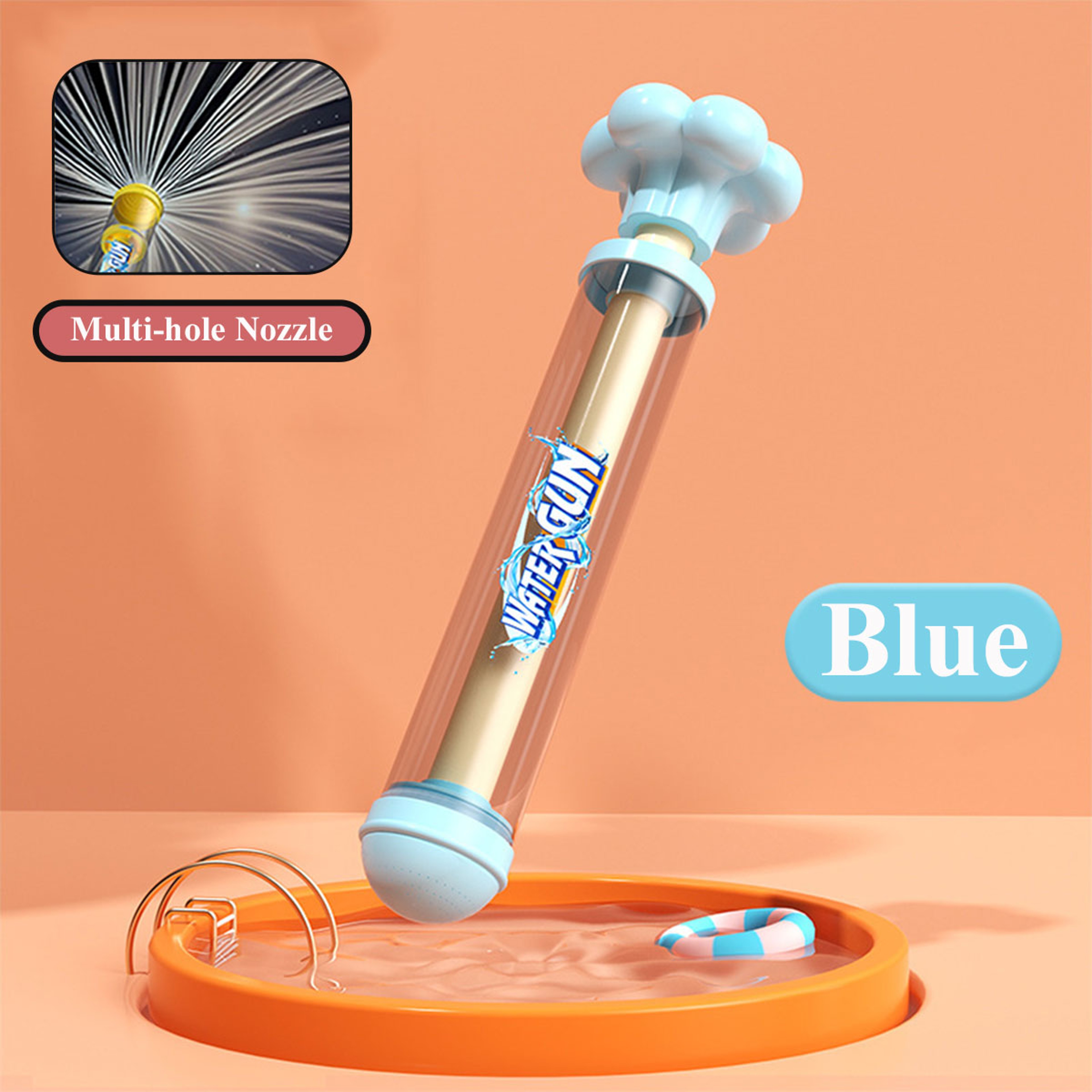 Pull-Out Water Blaster Toy for Kids Interactive Water Spray Toy for Pool, Beach & Summer Outdoor Fun – view 7
