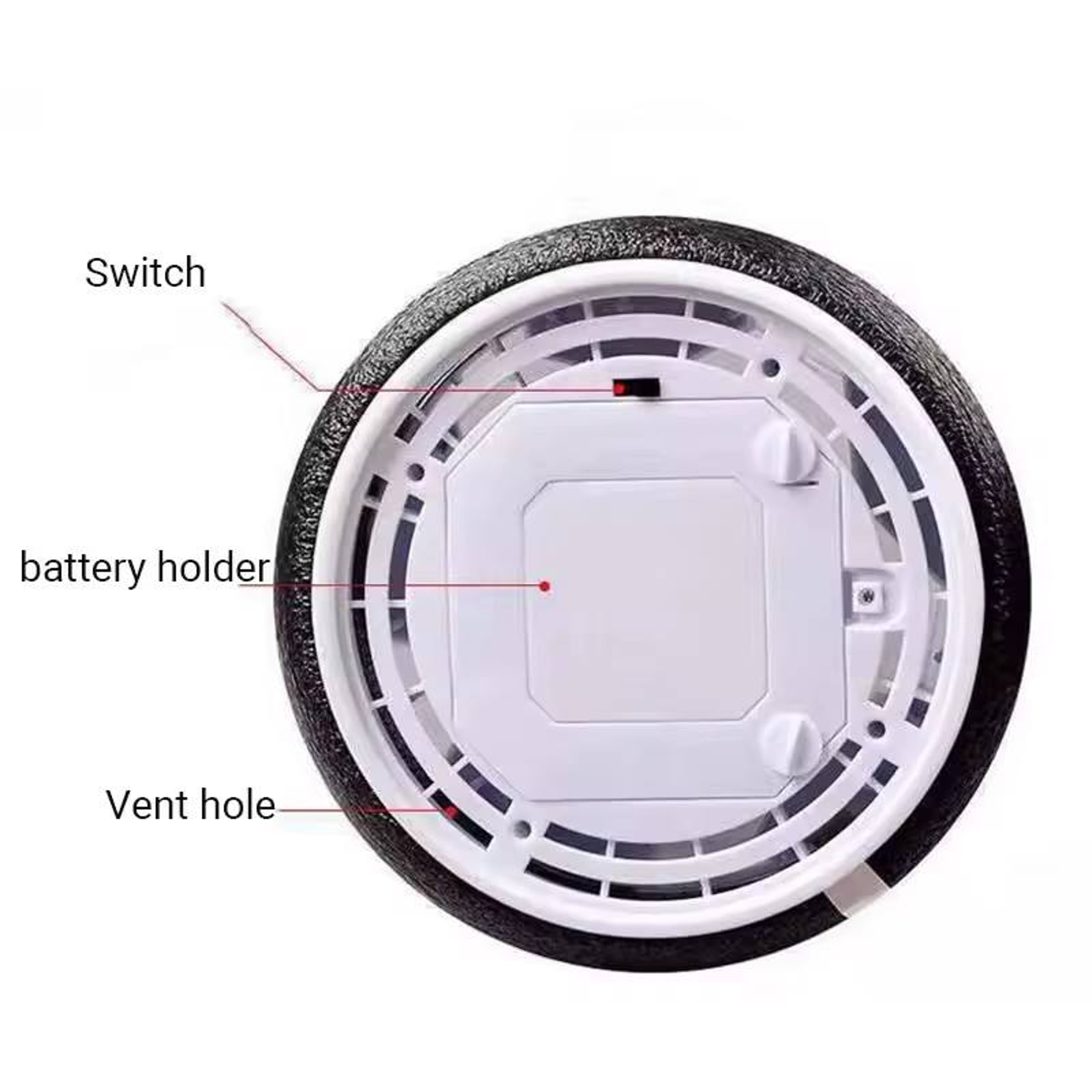 LED Hover Soccer Ball with Music & Lights Indoor Floating Football Toy for Kids & Family Fun – view 6