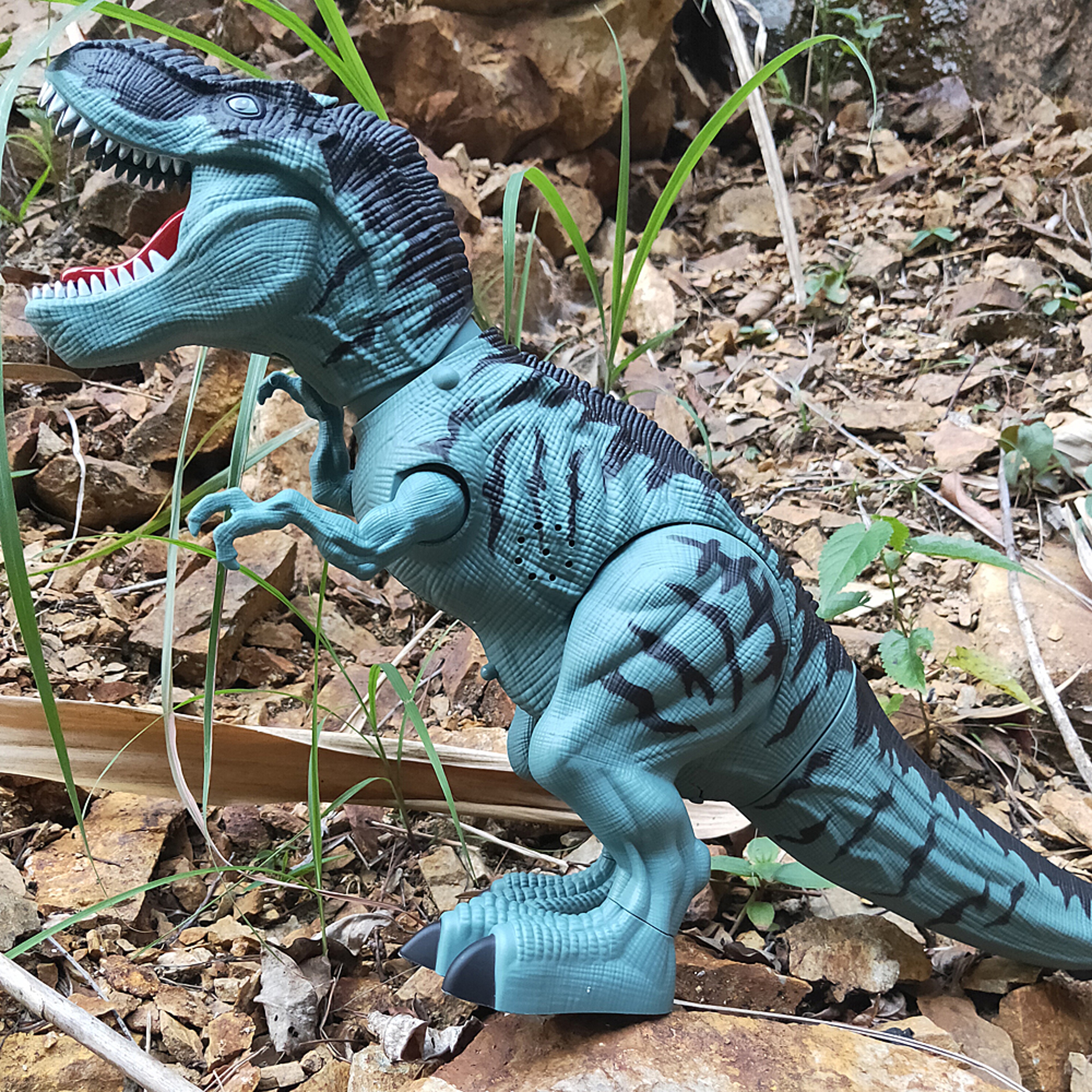 Walking Dinosaur Toy with Spray, Lights, Sound & Egg Laying Electric Robot for Kids – view 4