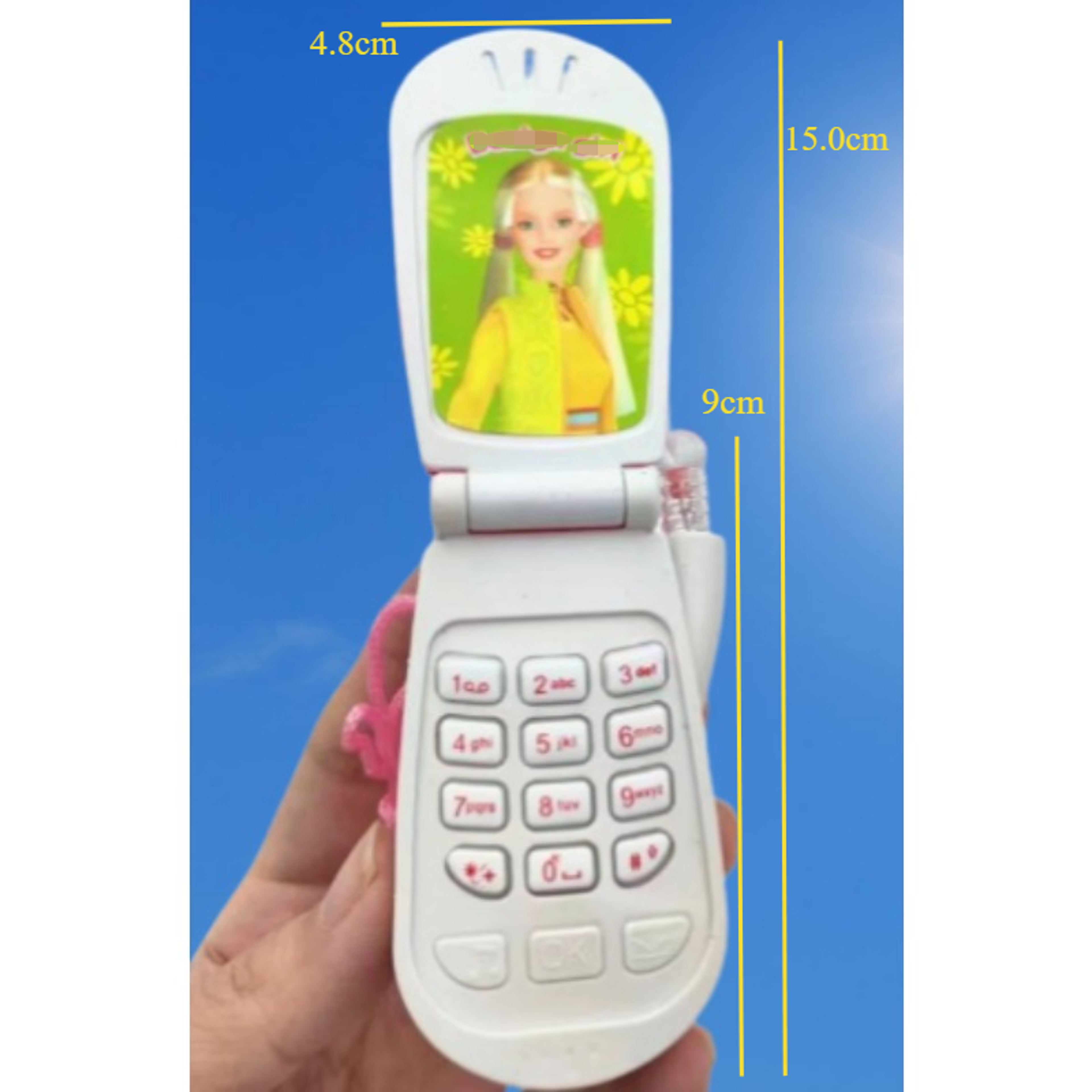 Interactive Kids Phone Toy with Lights, Music & Learning Games for Toddlers – view 3