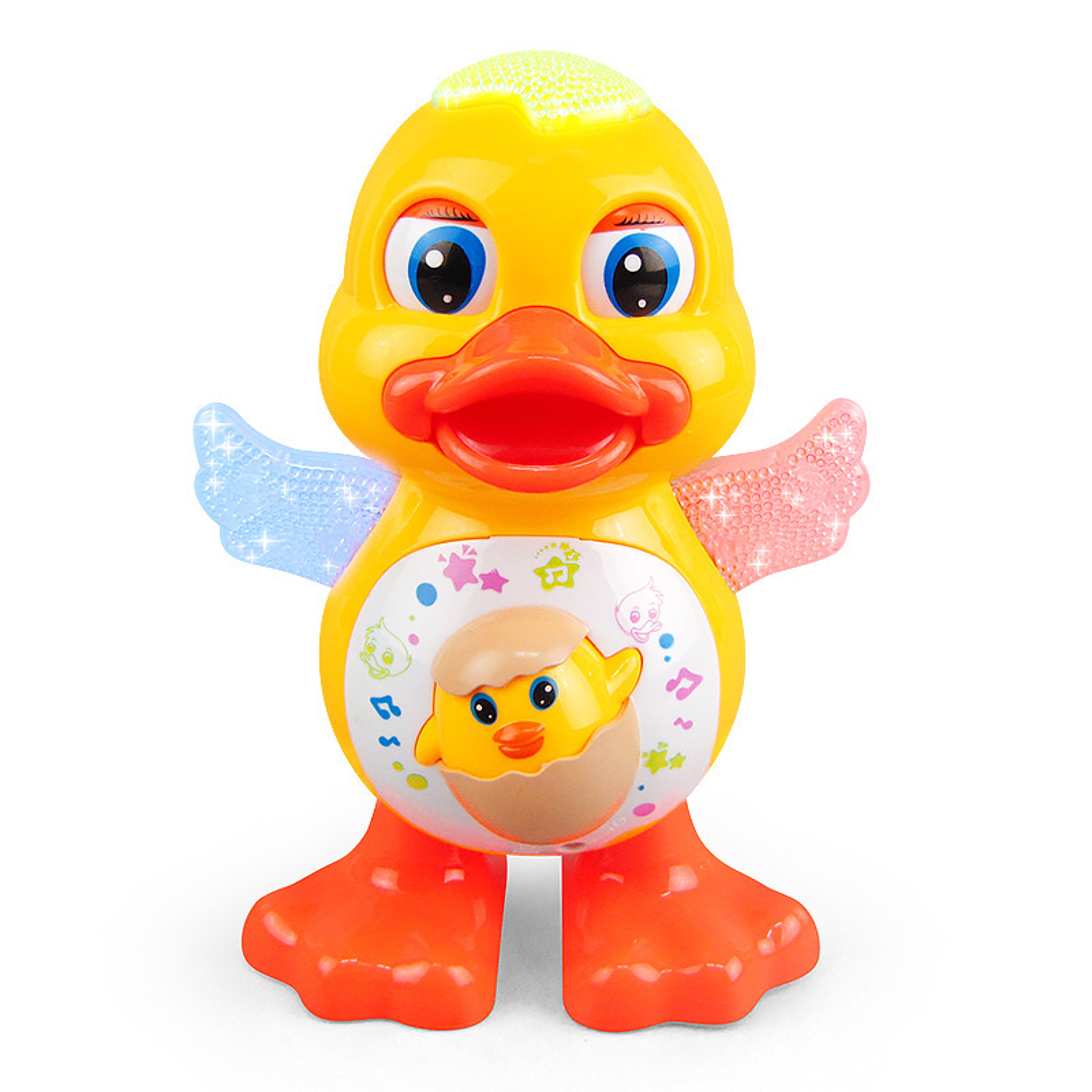 Interactive Dancing Duck Toy With Music Flashing Lights  Blinking Eyes For Kids 0