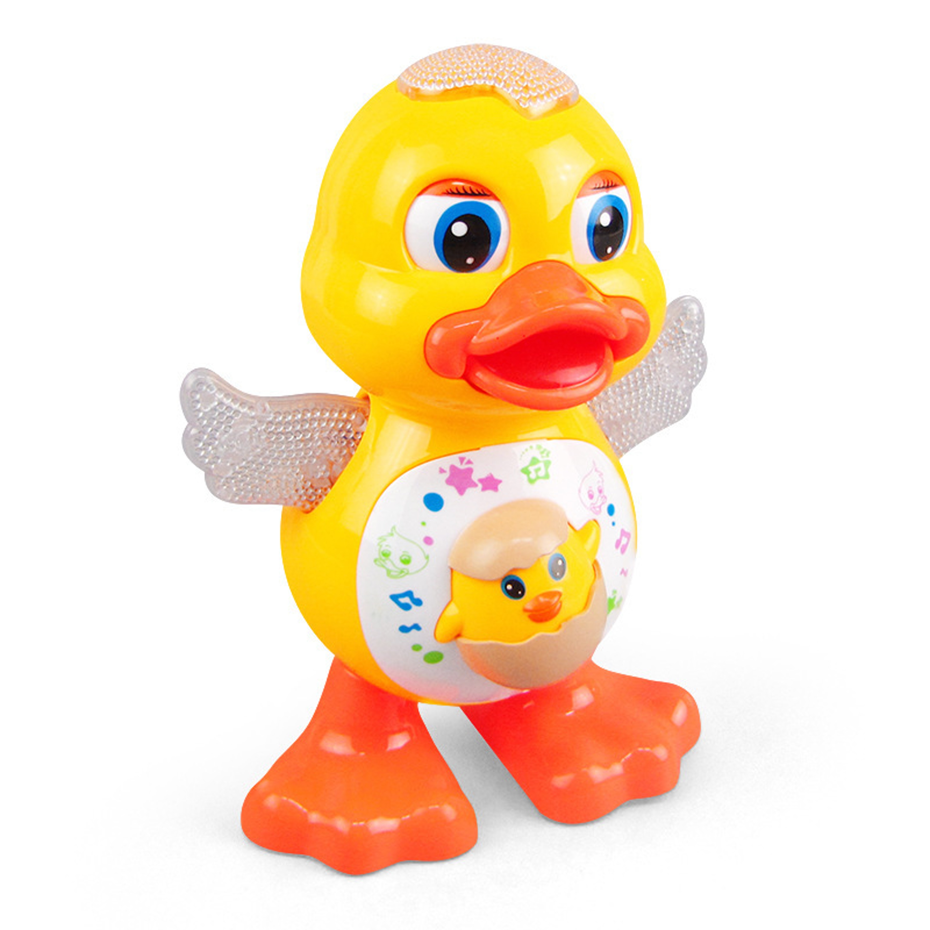 Interactive Dancing Duck Toy With Music Flashing Lights  Blinking Eyes For Kids 1