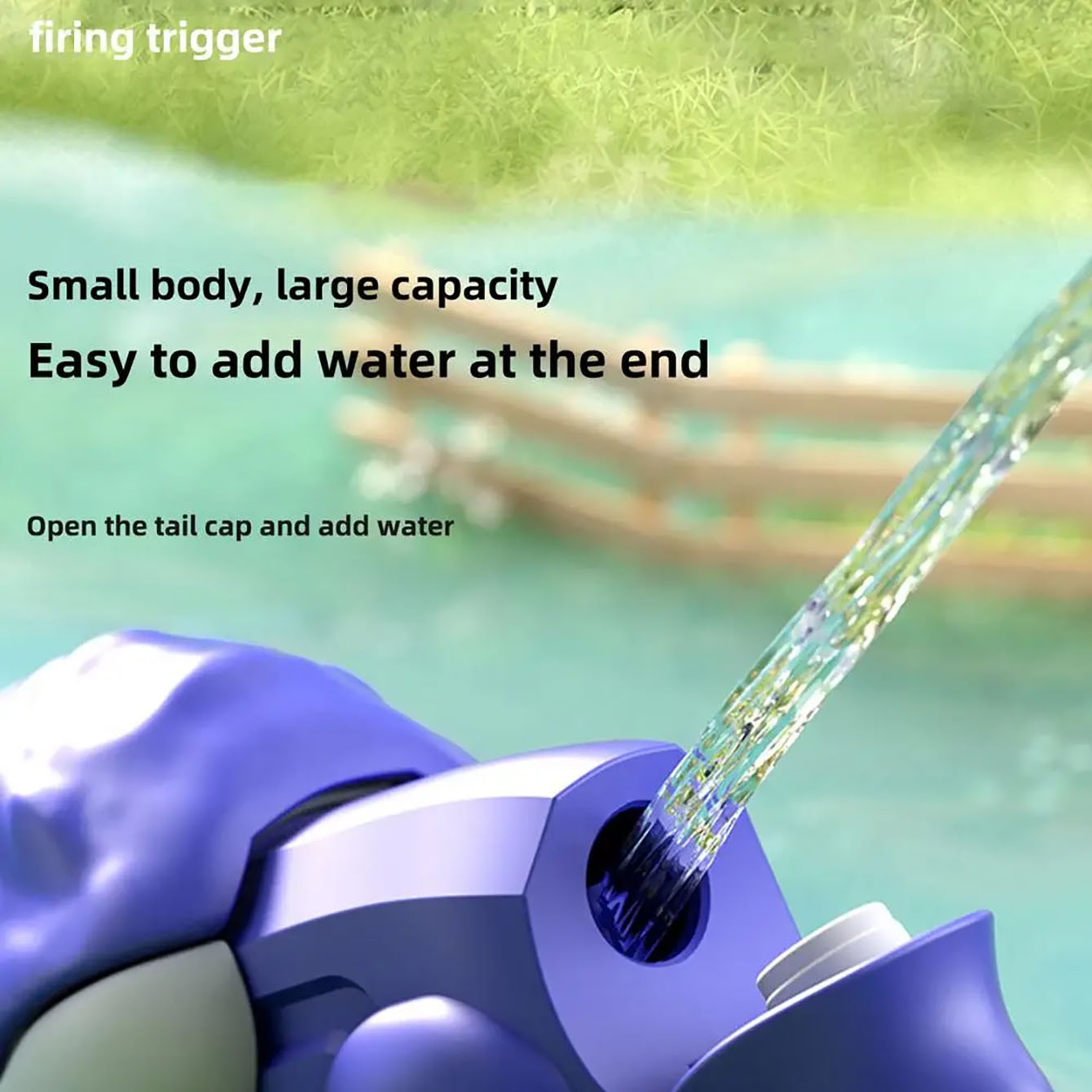 Dinosaur Mini Water Gun for Kids Fun Pool Water Gun Summer Toy – view 2