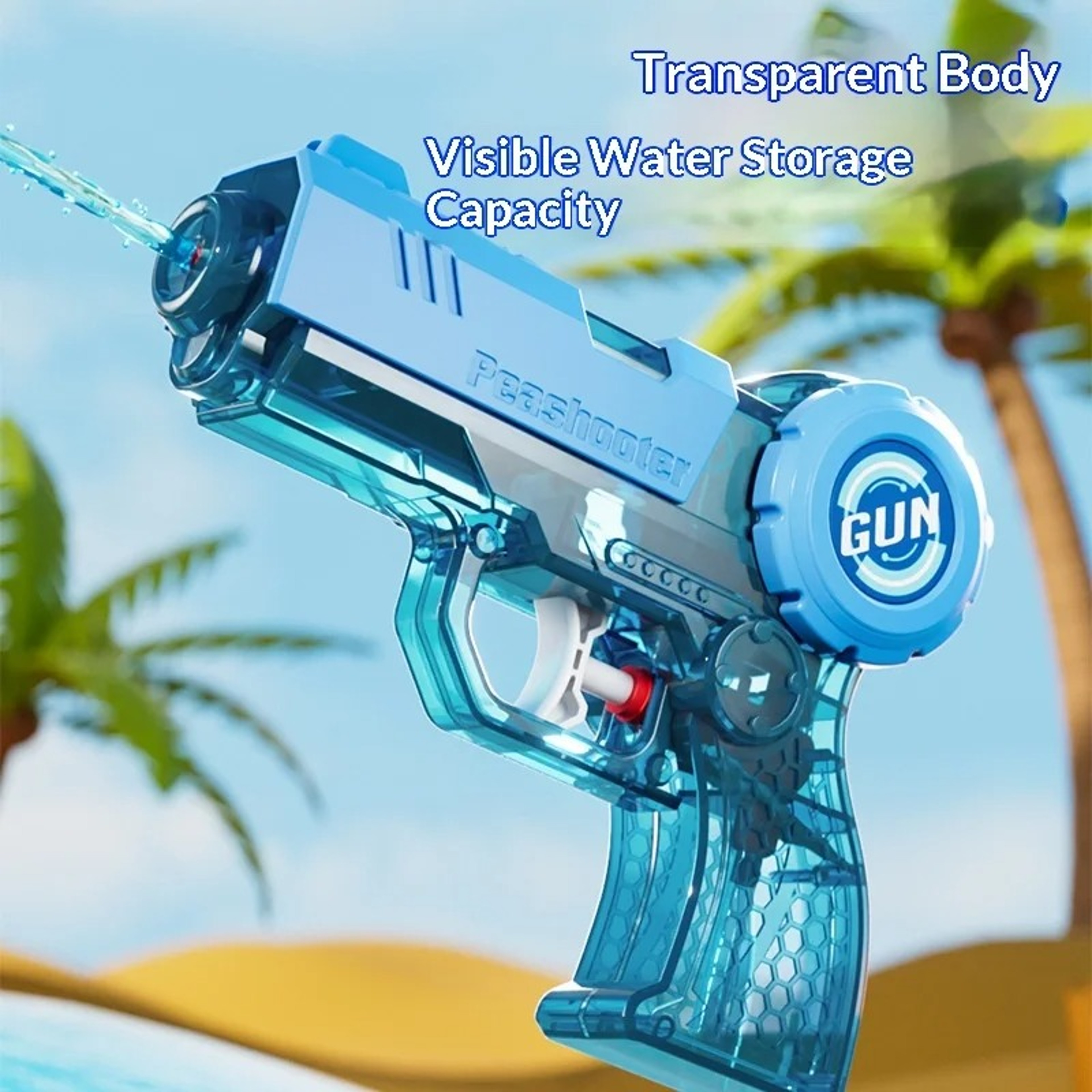 Pump Action Water Gun Splash Blaster For Kids Outdoor Pool  Beach Summer Fun 0