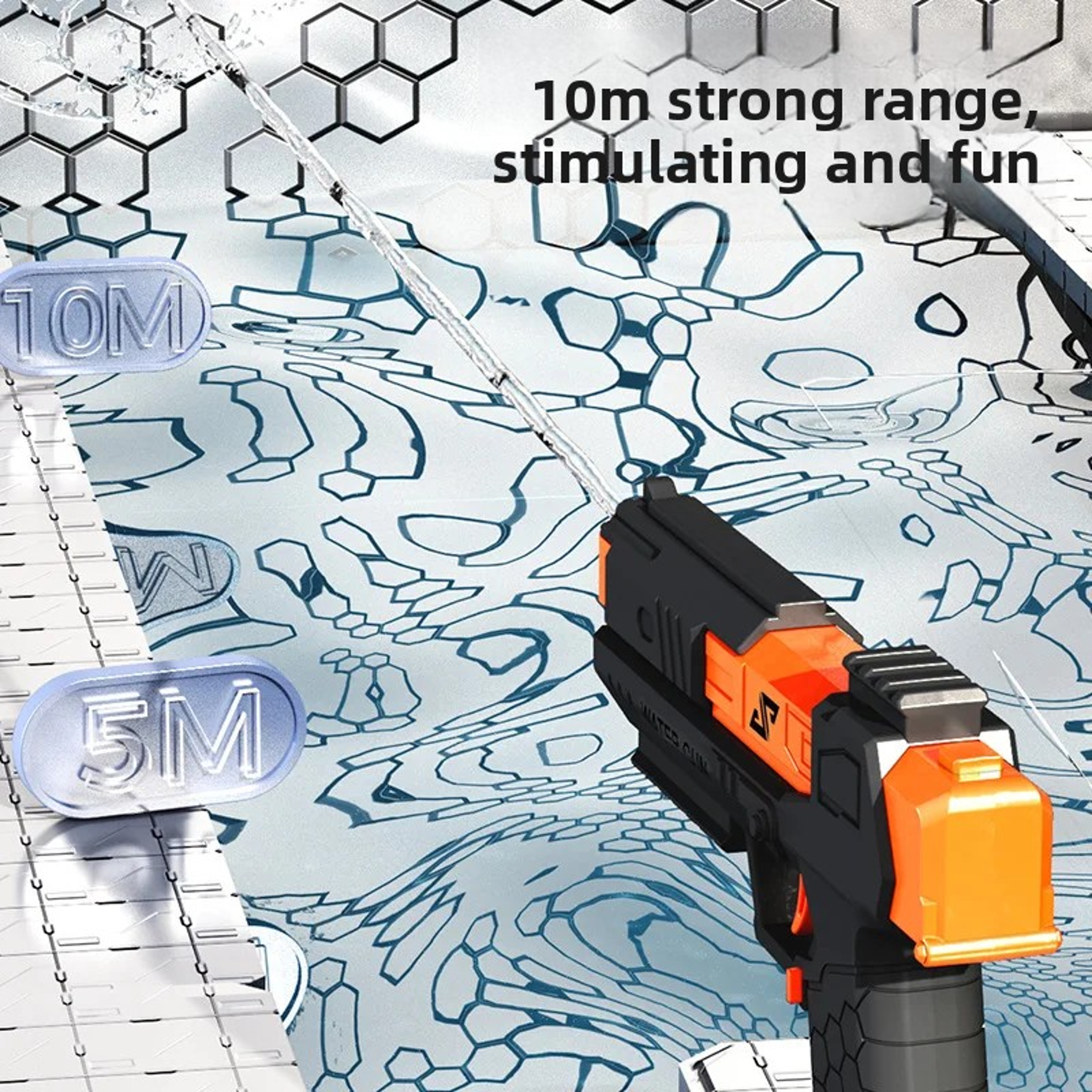 Long Range Water Gun Manual Water Blaster for Kids Outdoor Pool & Beach Summer Games – view 5