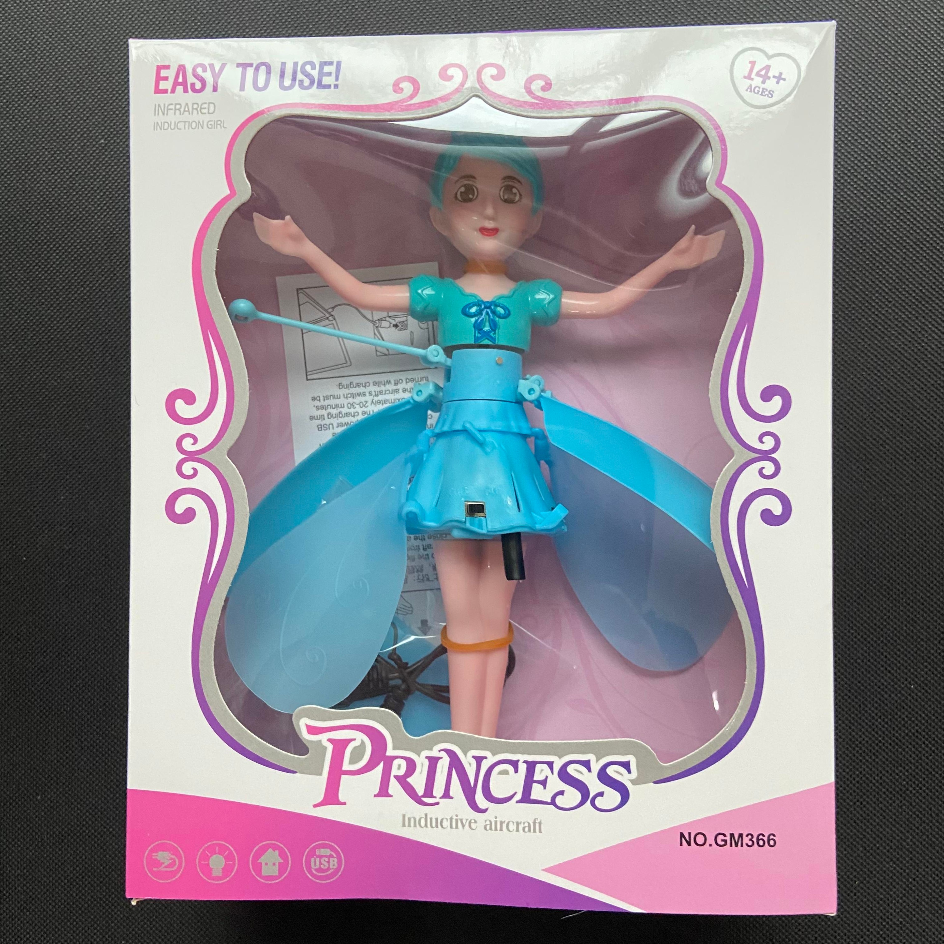 Magic Glow Flying Fairy Doll Gesture Control LED Helicopter Toy for Kids – view 7