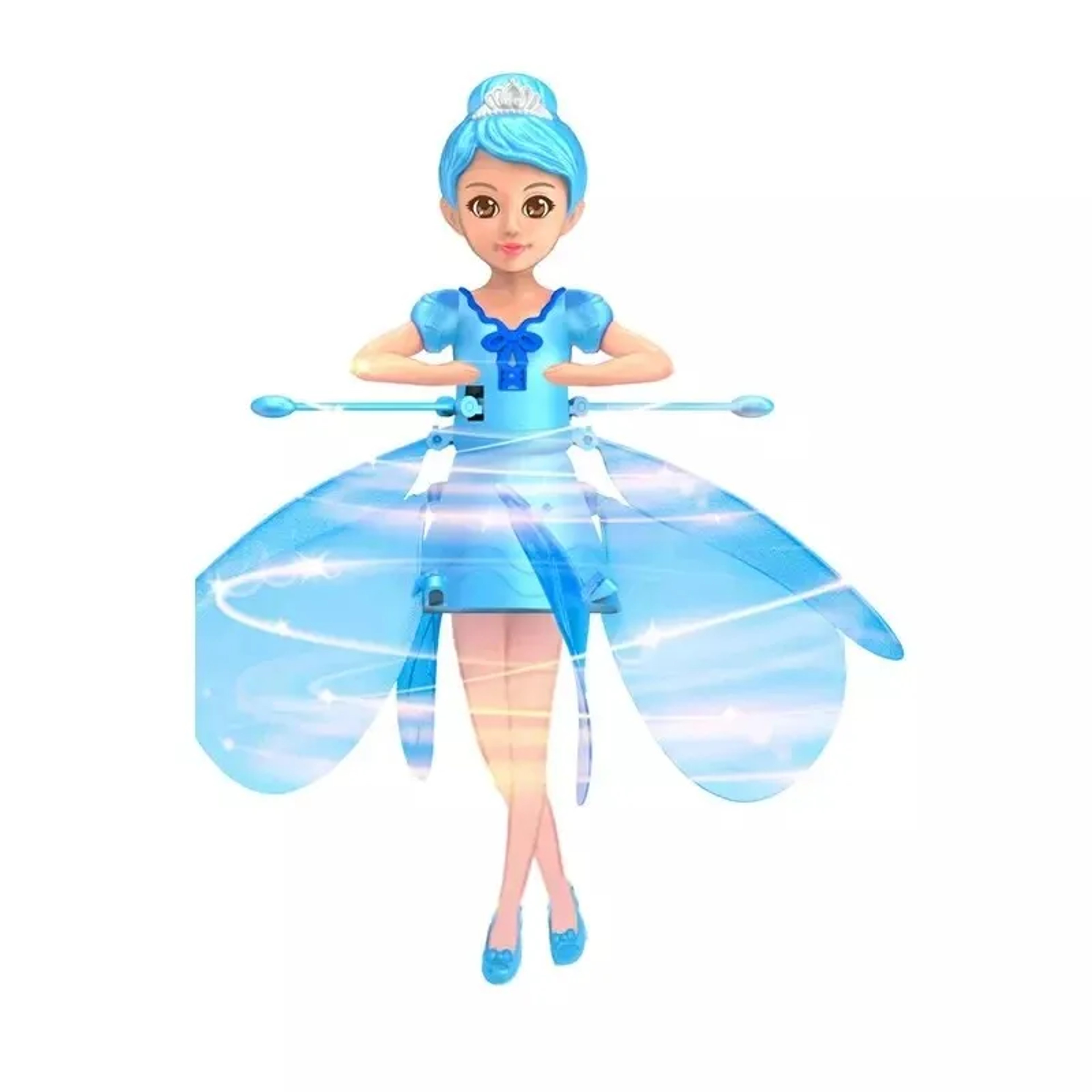 Magic Glow Flying Fairy Doll Gesture Control LED Helicopter Toy for Kids – view 5