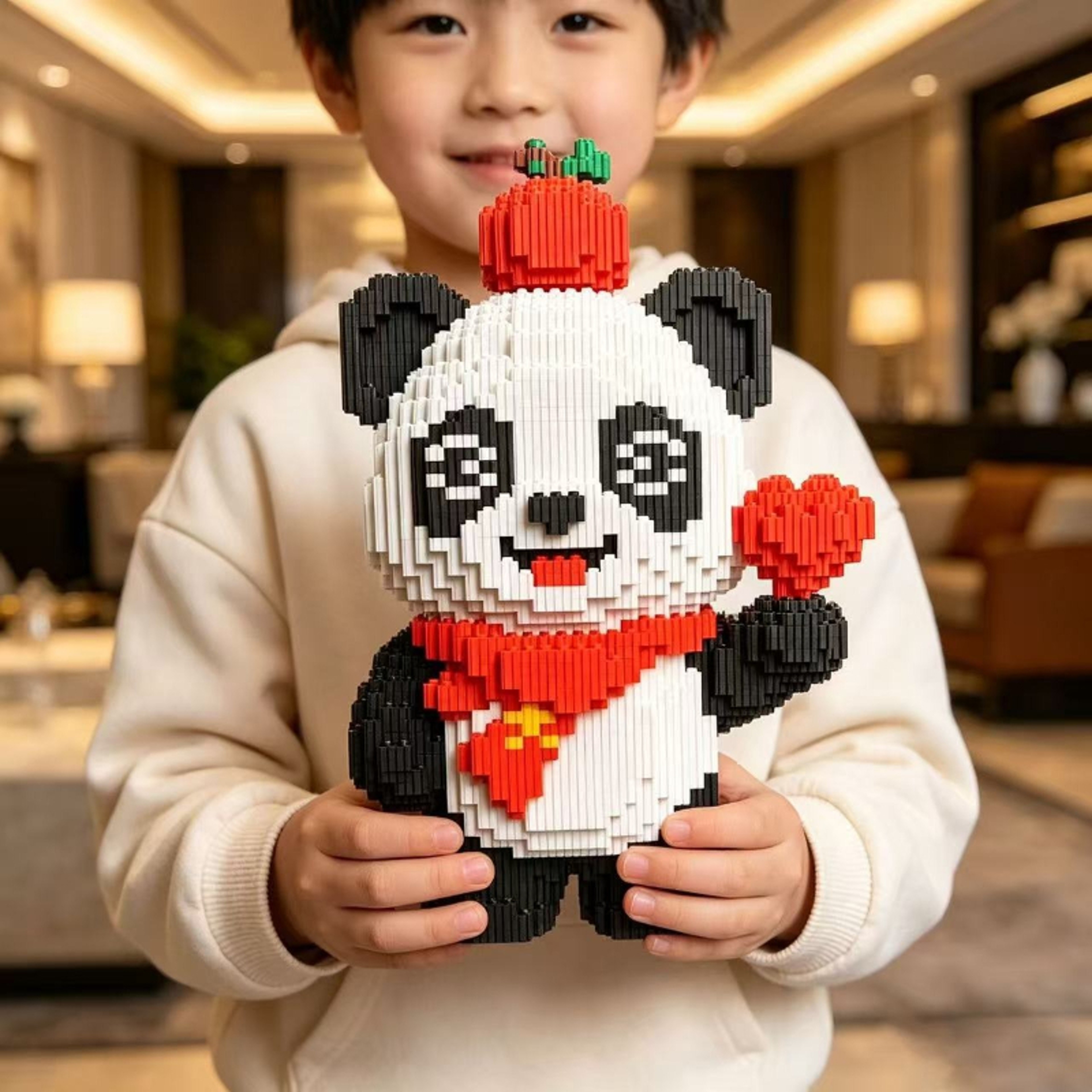 Cute Panda Building Blocks Mini Building Block Set for Kids and Adults – view 2