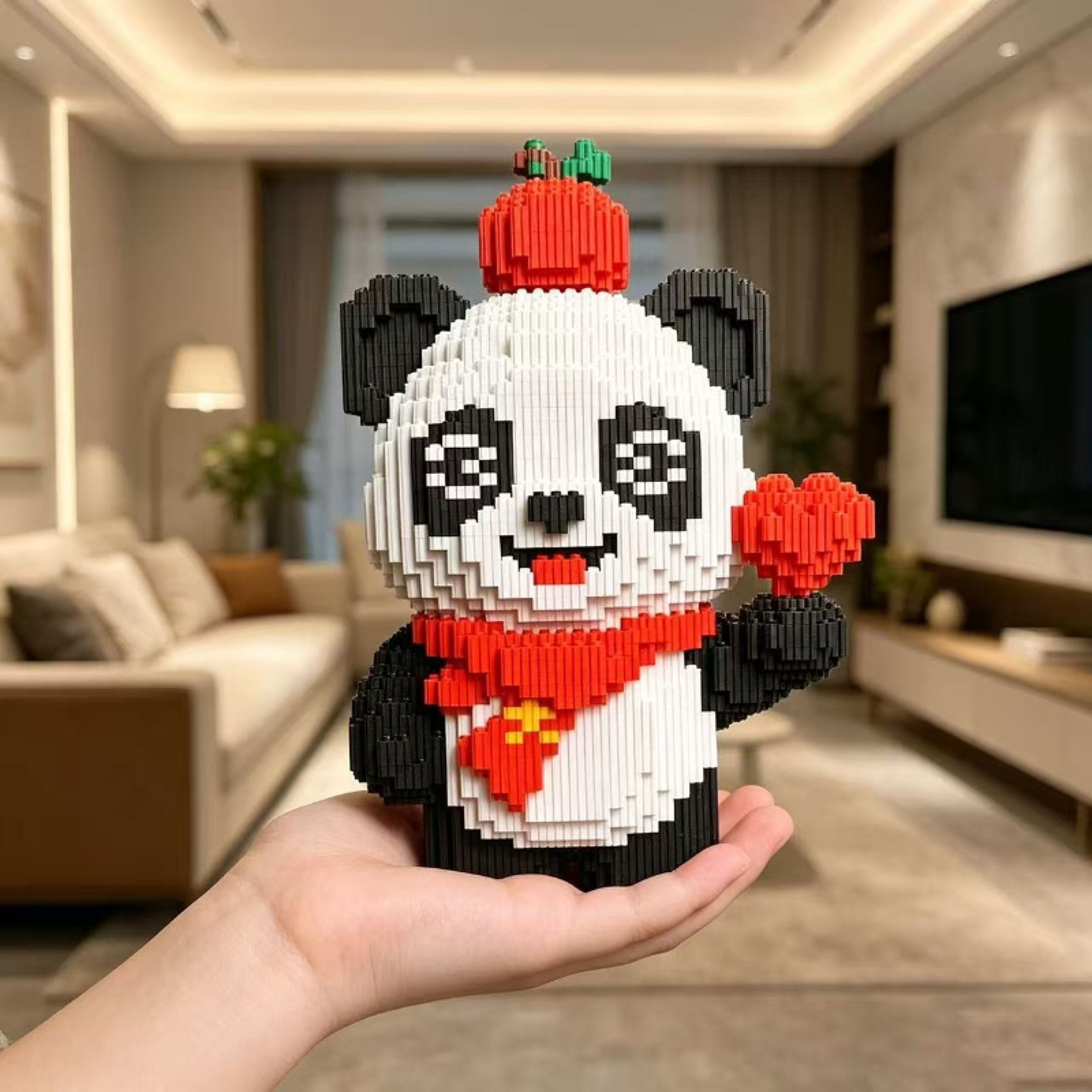 Cute Panda Building Blocks Mini Building Block Set for Kids and Adults – view 4