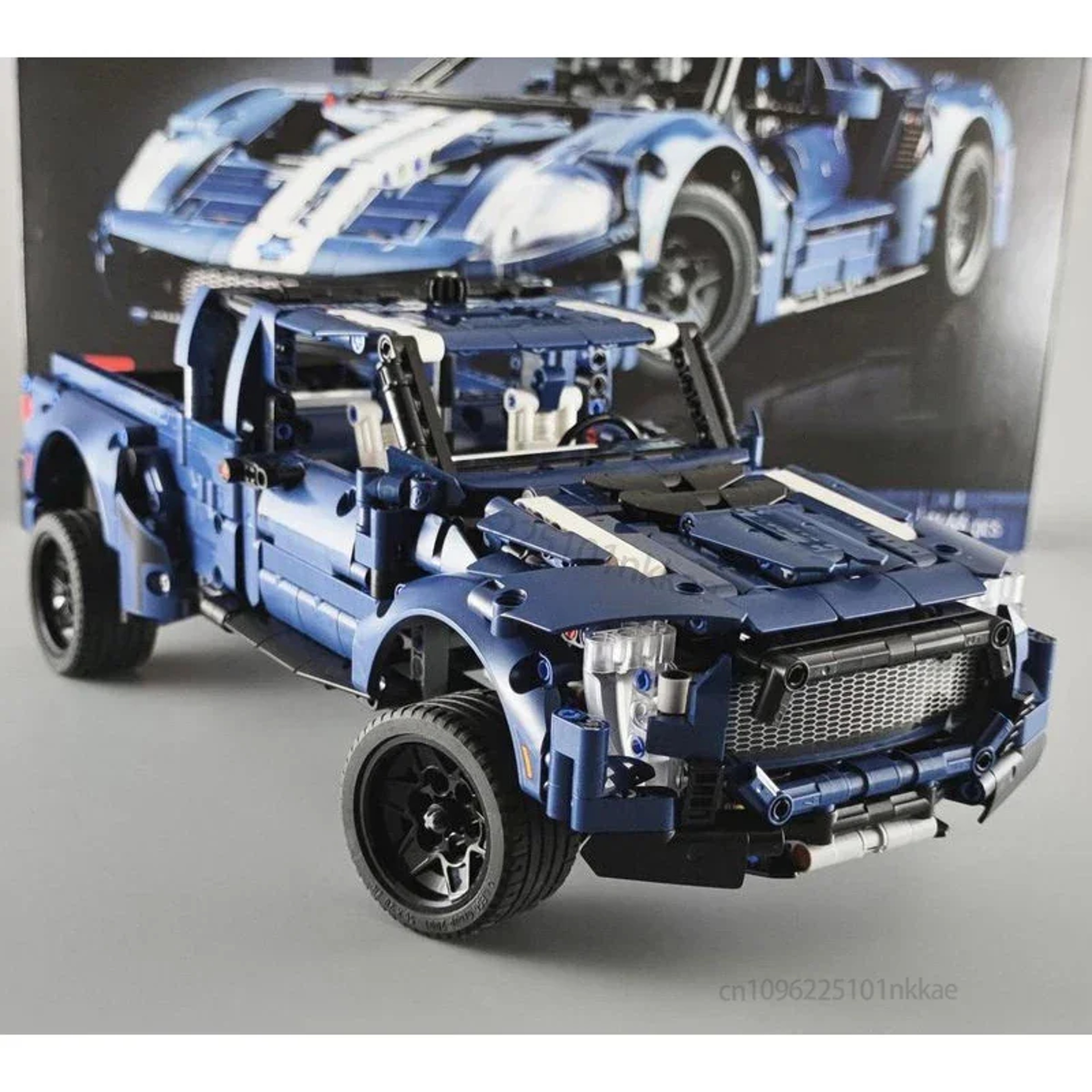 Ford F 150 Raptor Technical Building Blocks DIY V6 Engine Pickup Truck Model Kit – view 4