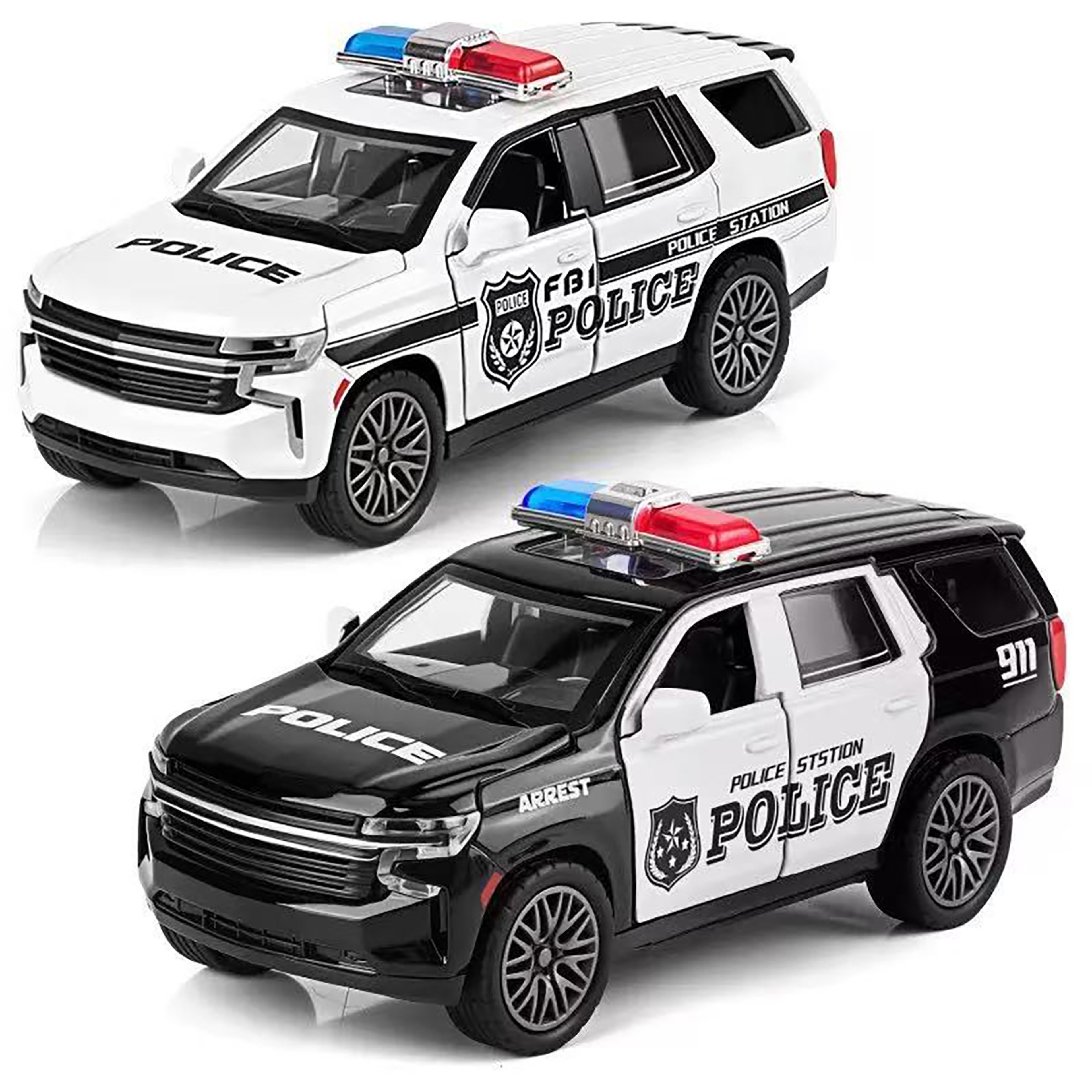 Die Cast Toy Car Pull Back Alloy Model Vehicle with Opening Doors – view 1