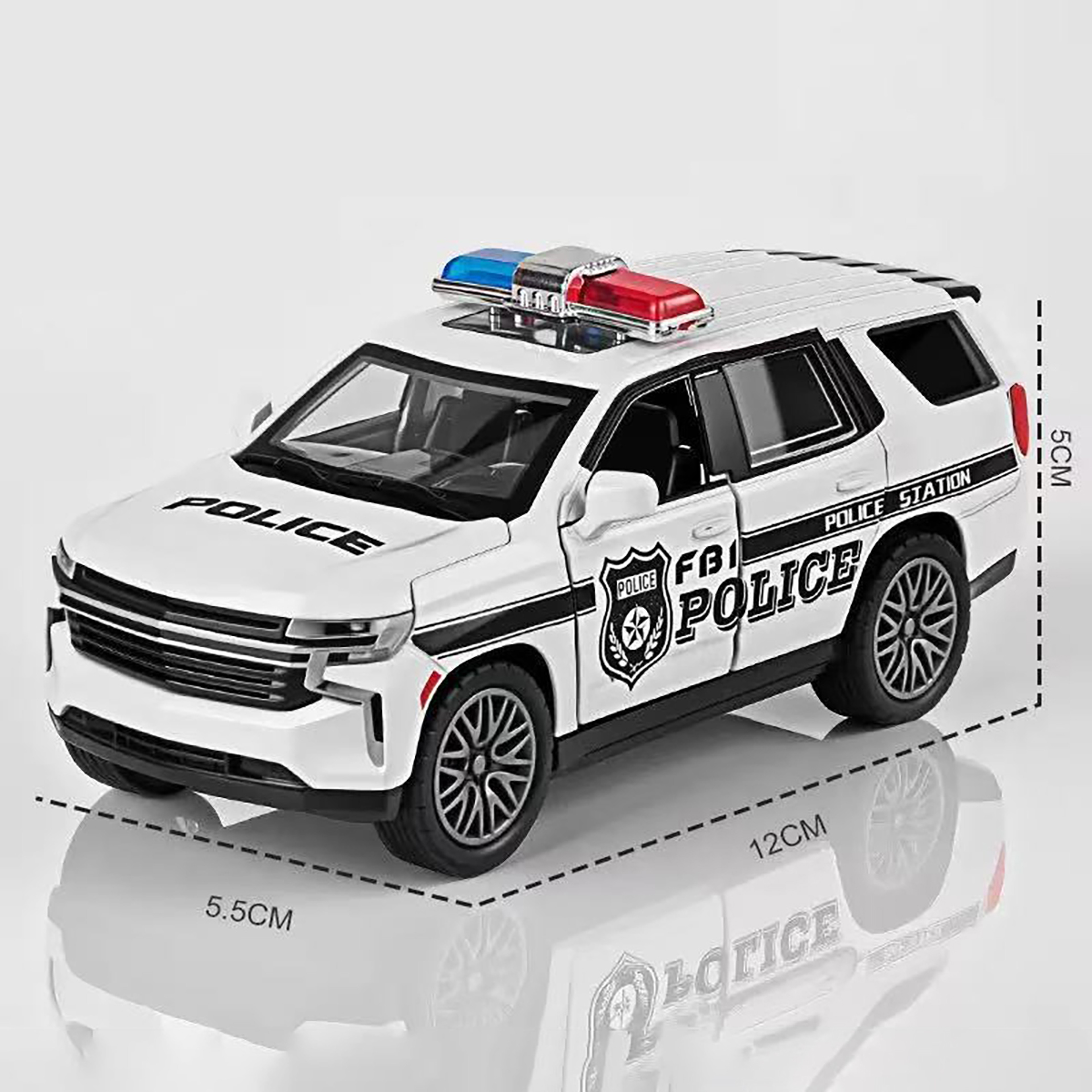 Die Cast Toy Car Pull Back Alloy Model Vehicle with Opening Doors – view 7