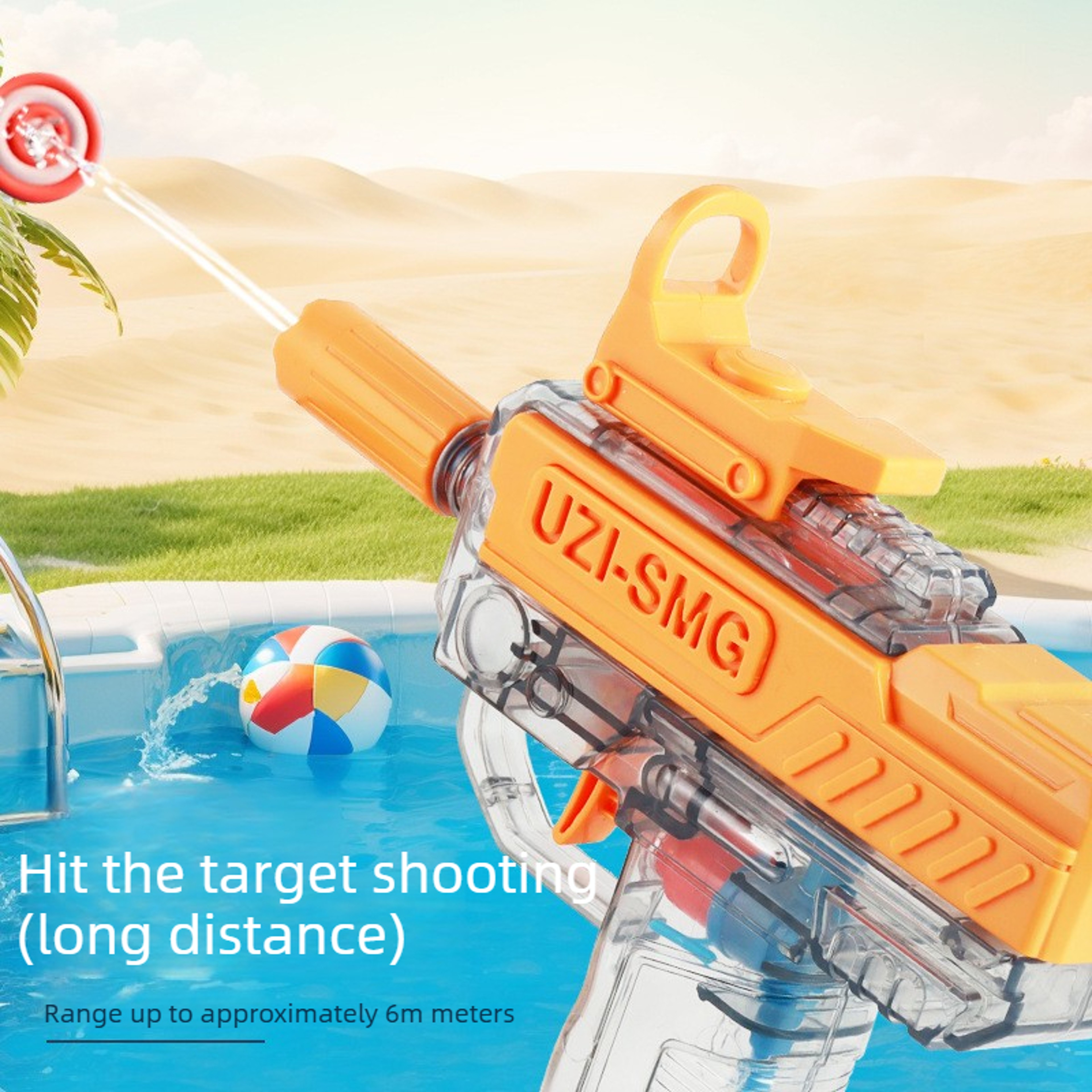 High-Pressure Manual Water Gun Water Blaster for Kids & Adults Summer Beach Pool Toy – view 4