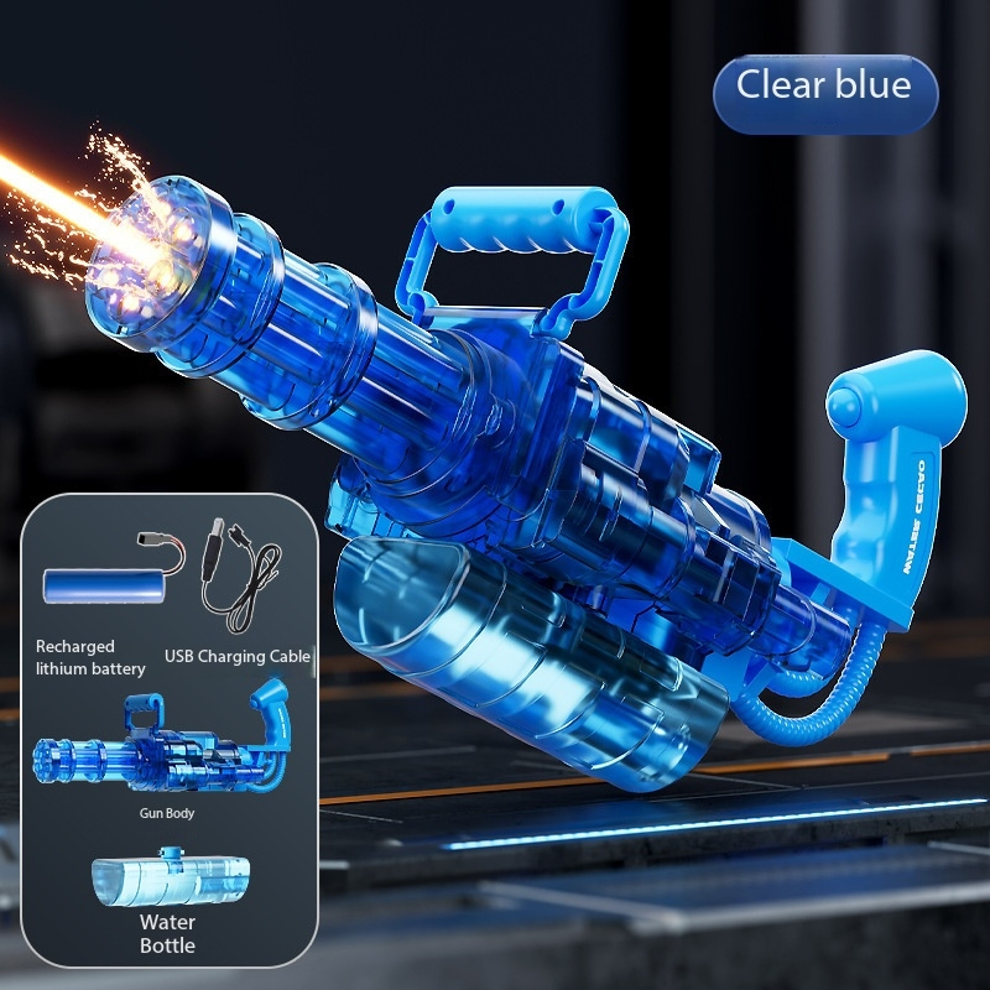 Rapid Spin Gatling Water Gun Automatic High Pressure Water Blaster for Epic Summer Battles – view 8