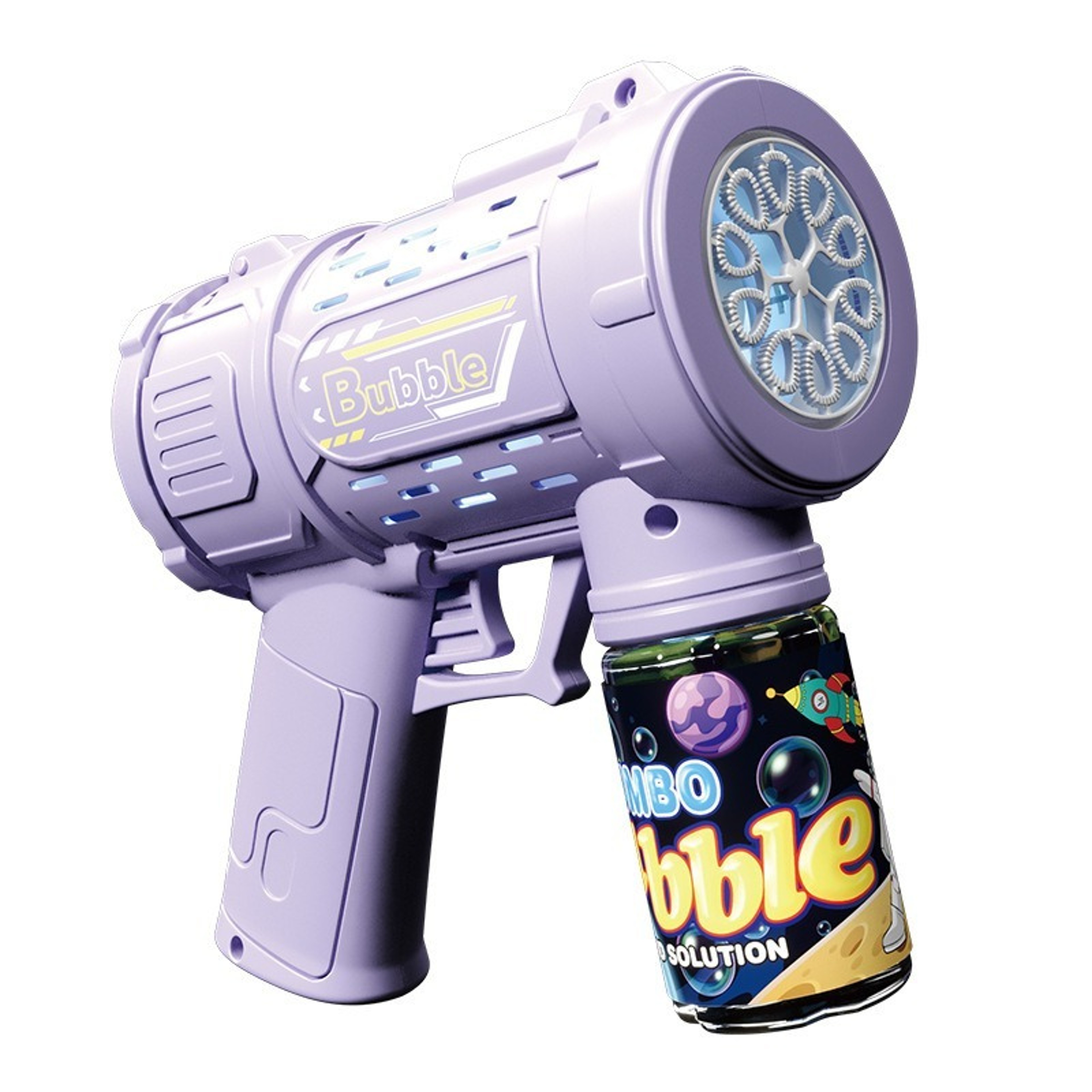 Automatic Bubble Gun For Kids Electric Bubble Blower Toy With Bubble Solution For Outdoor Fun 5