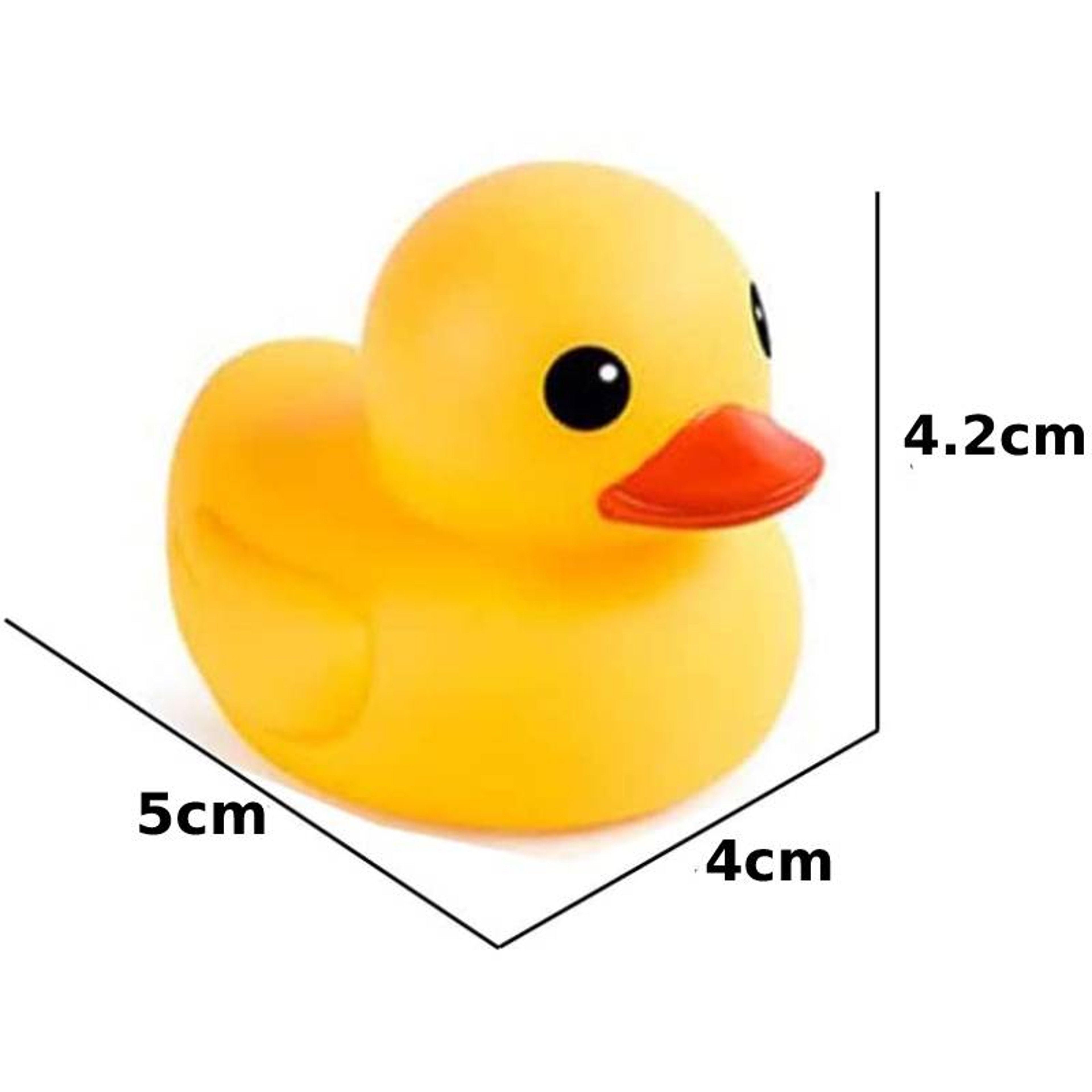 Cute Rubber Duck Bath Toy Mini Floating Ducks for Kids, Toddlers & Baby Bath Fun – view 6