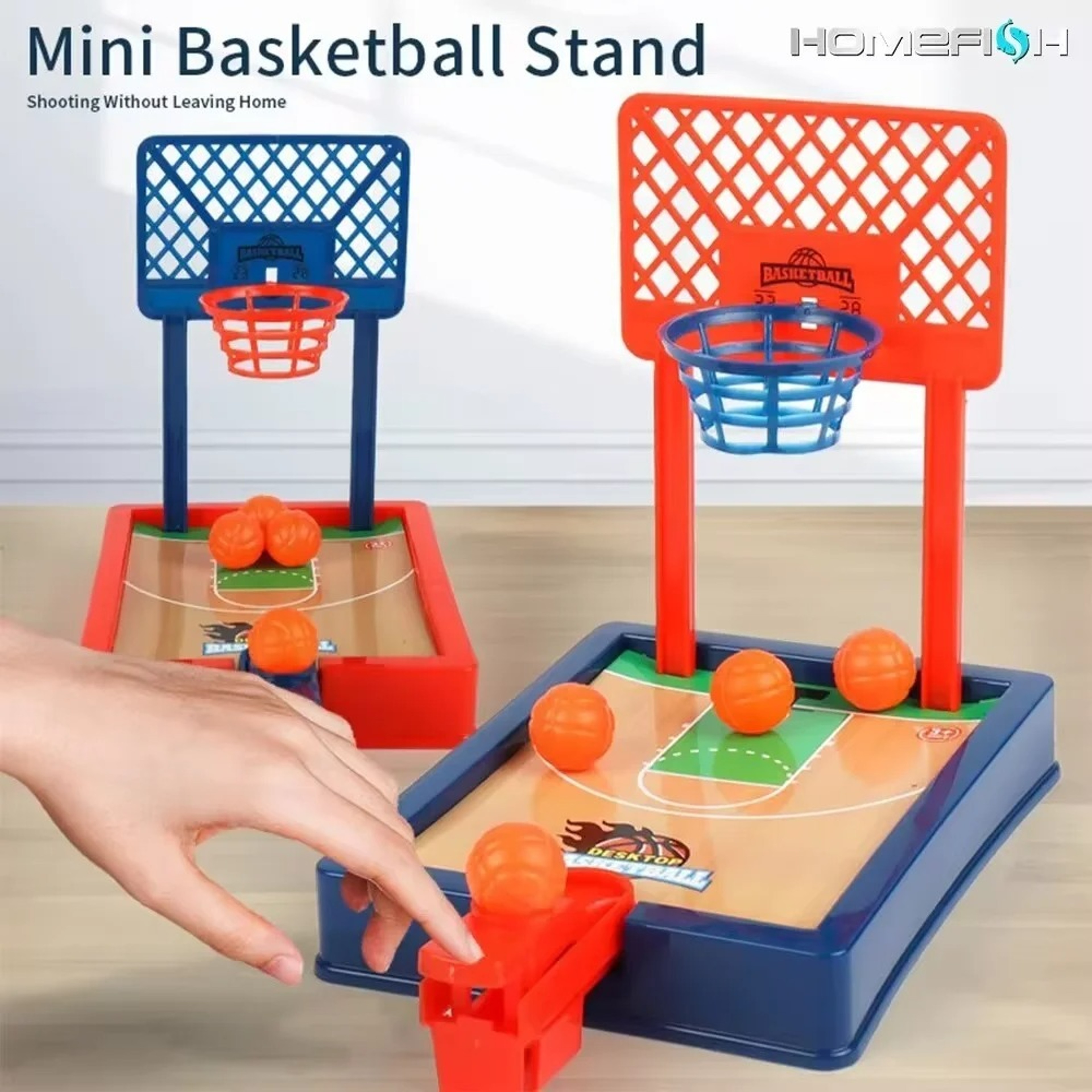 Portable Mini Basketball Game Desktop Tabletop Shooting Challenge Toy – view 1