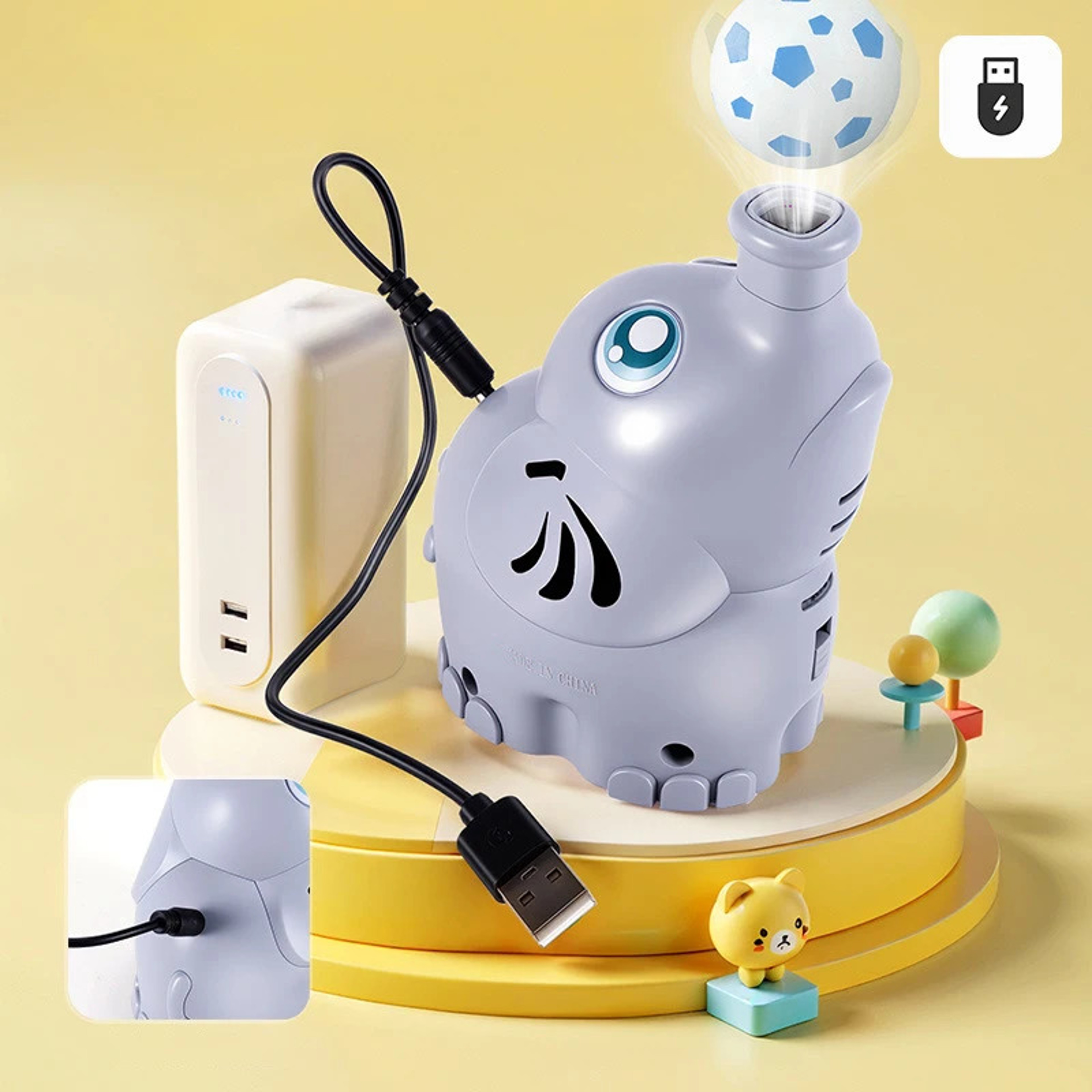 Interactive Elephant Ball Toy with Music & Lights Levitating Ball Sensory Learning Toy for Toddlers – view 4