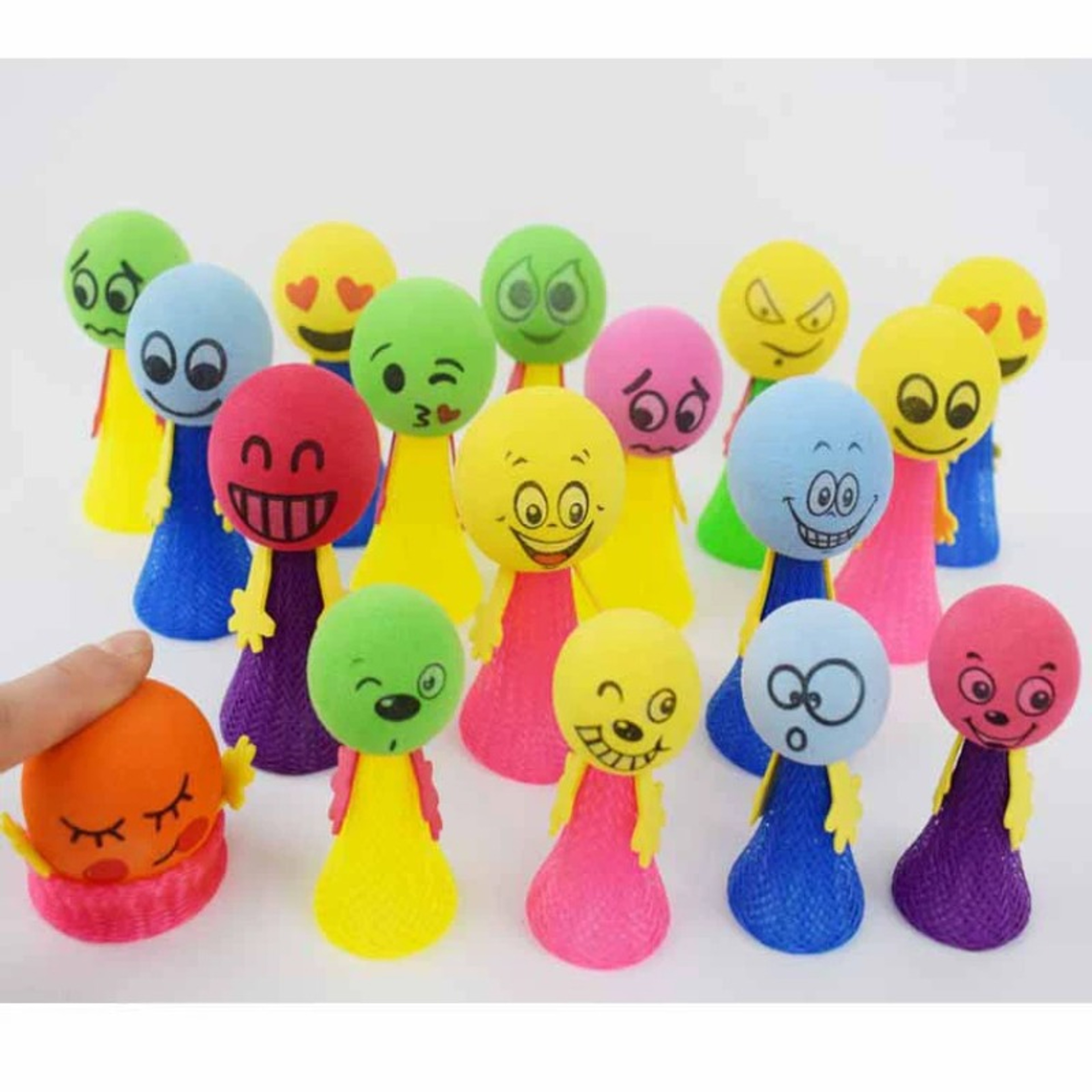 Cute Jumping Toy Spring Dolls for Kids Birthday Party Favors & Goodie Bag Fillers – view 1