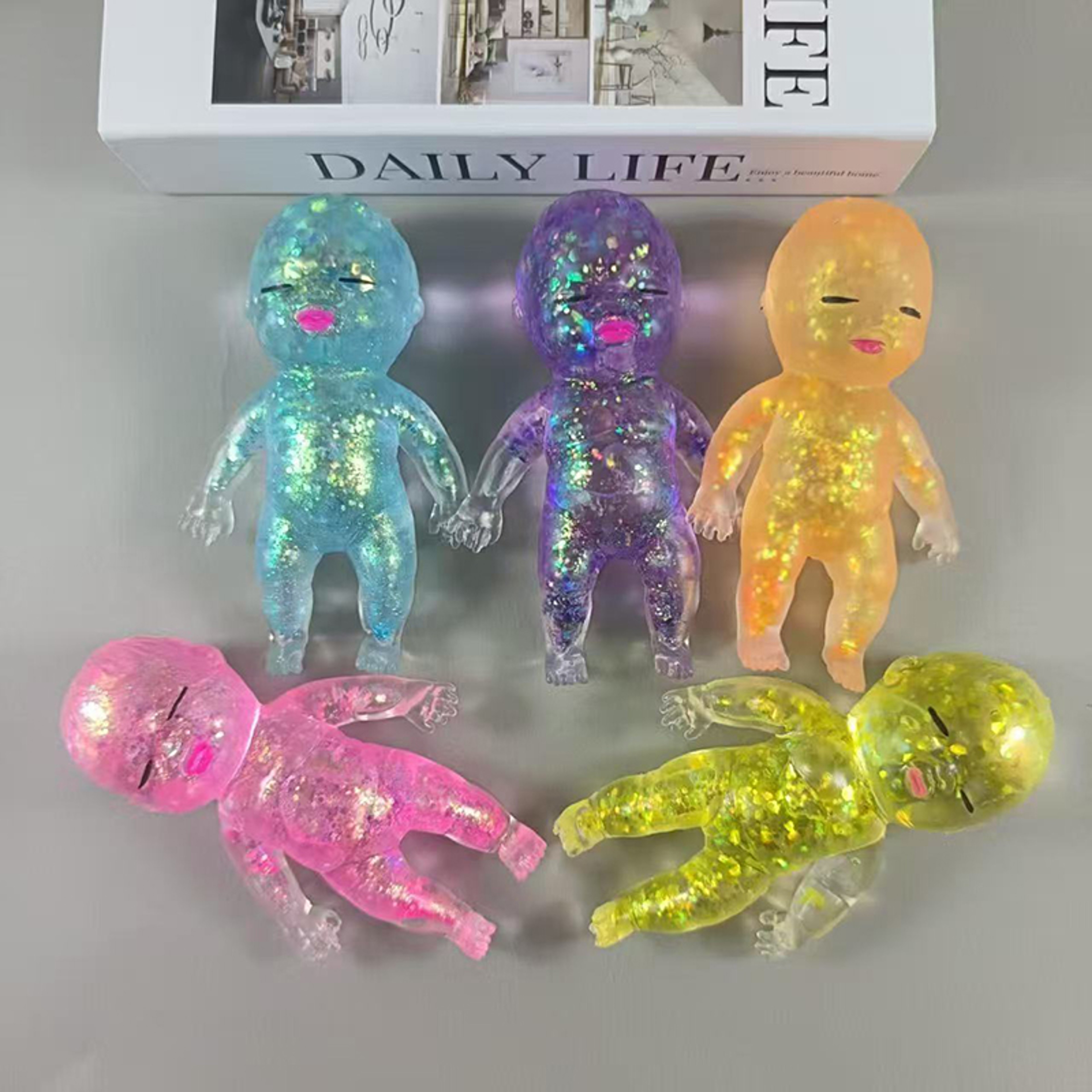 Kawaii Squishy Toy Baby Stress Relief Fidget Toy Slow Rising Sensory Squeeze – view 5