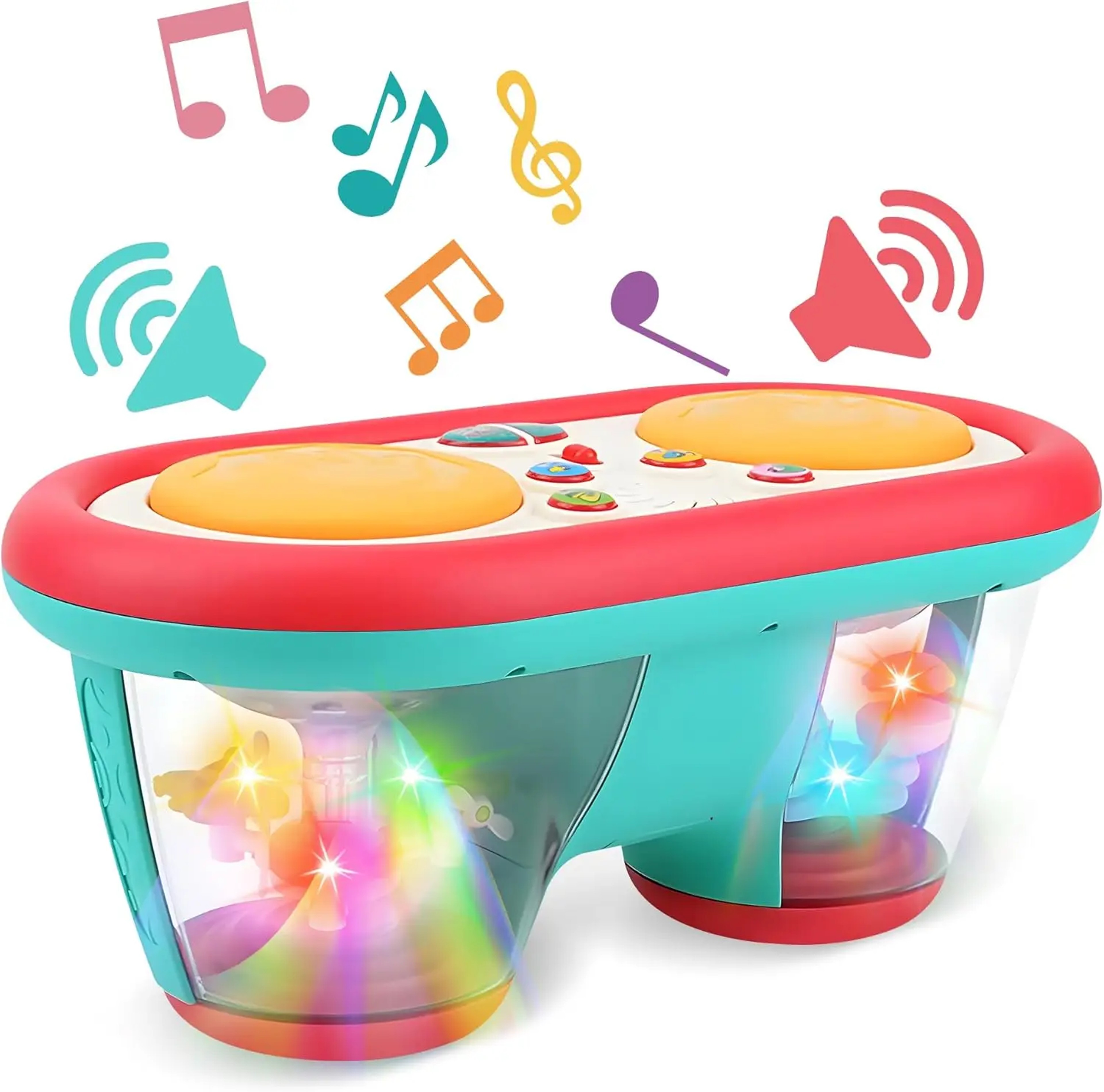 Interactive Baby Musical Toy with Rotating Lights for Tummy Time, Crawling & Early Learning – view 1