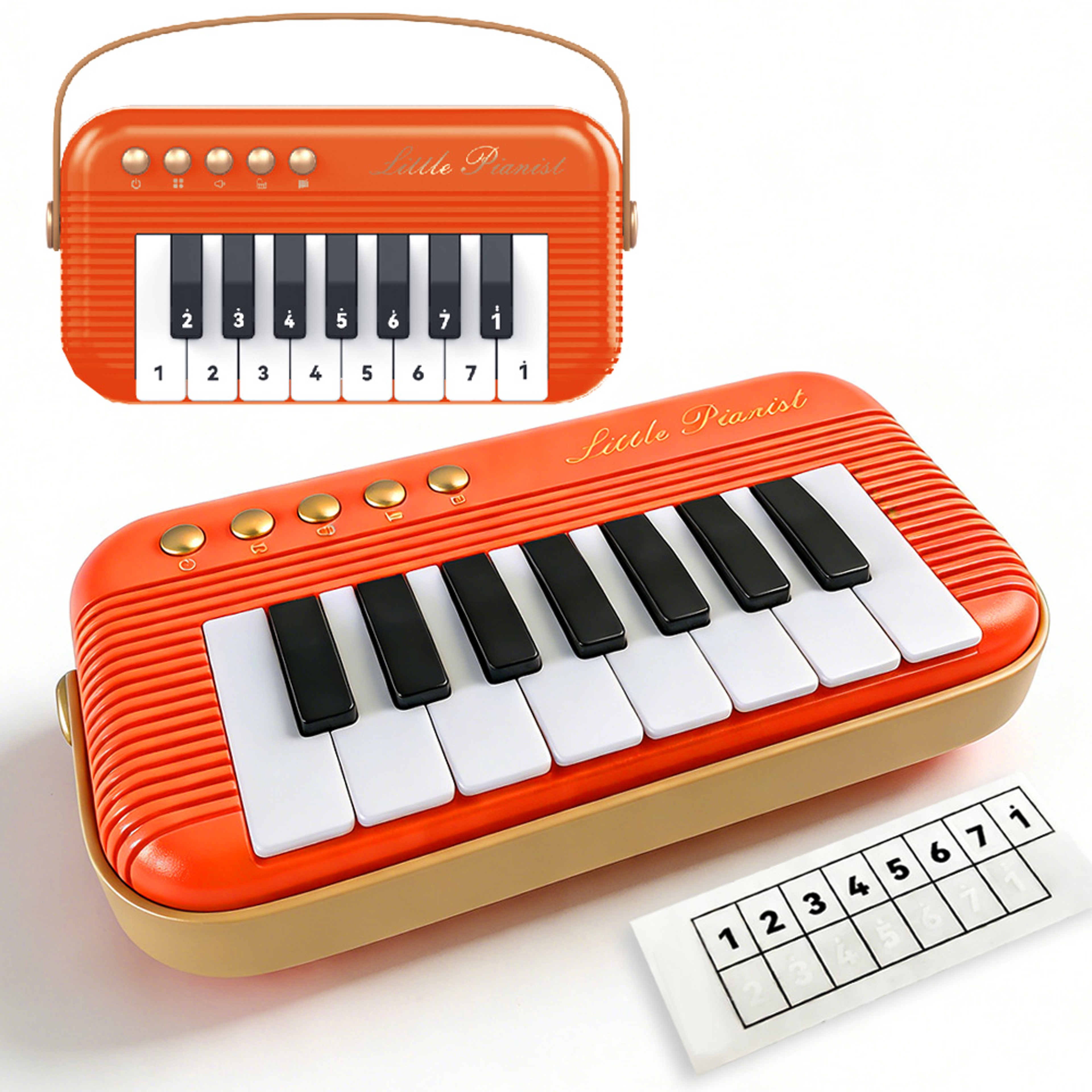 Mini Piano Keyboard for Kids Portable Pocket Piano Electronic Musical Toy for Beginner Learning – view 7