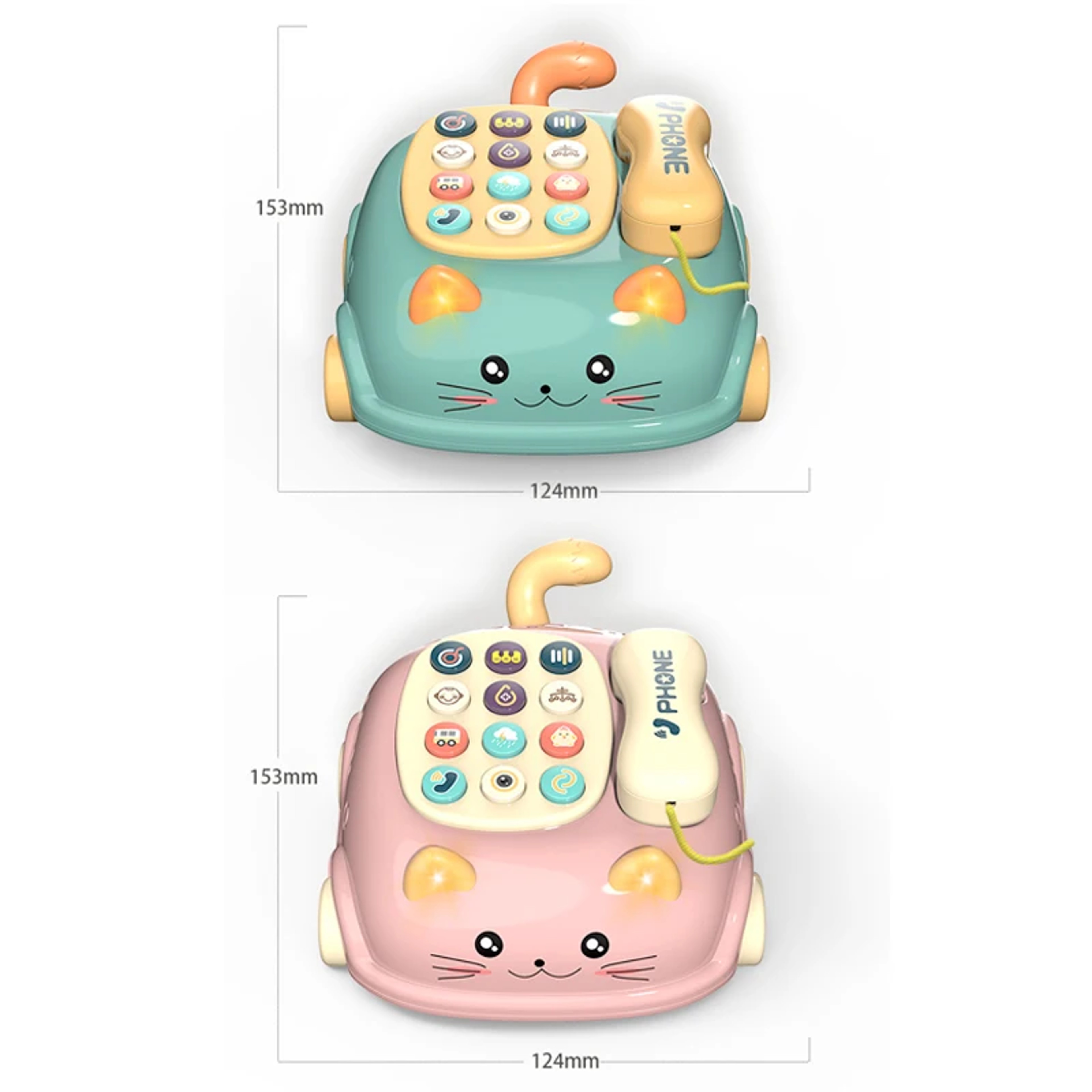 Montessori Baby Phone Toy With Lights Music And Learning Sounds For Toddlers 5
