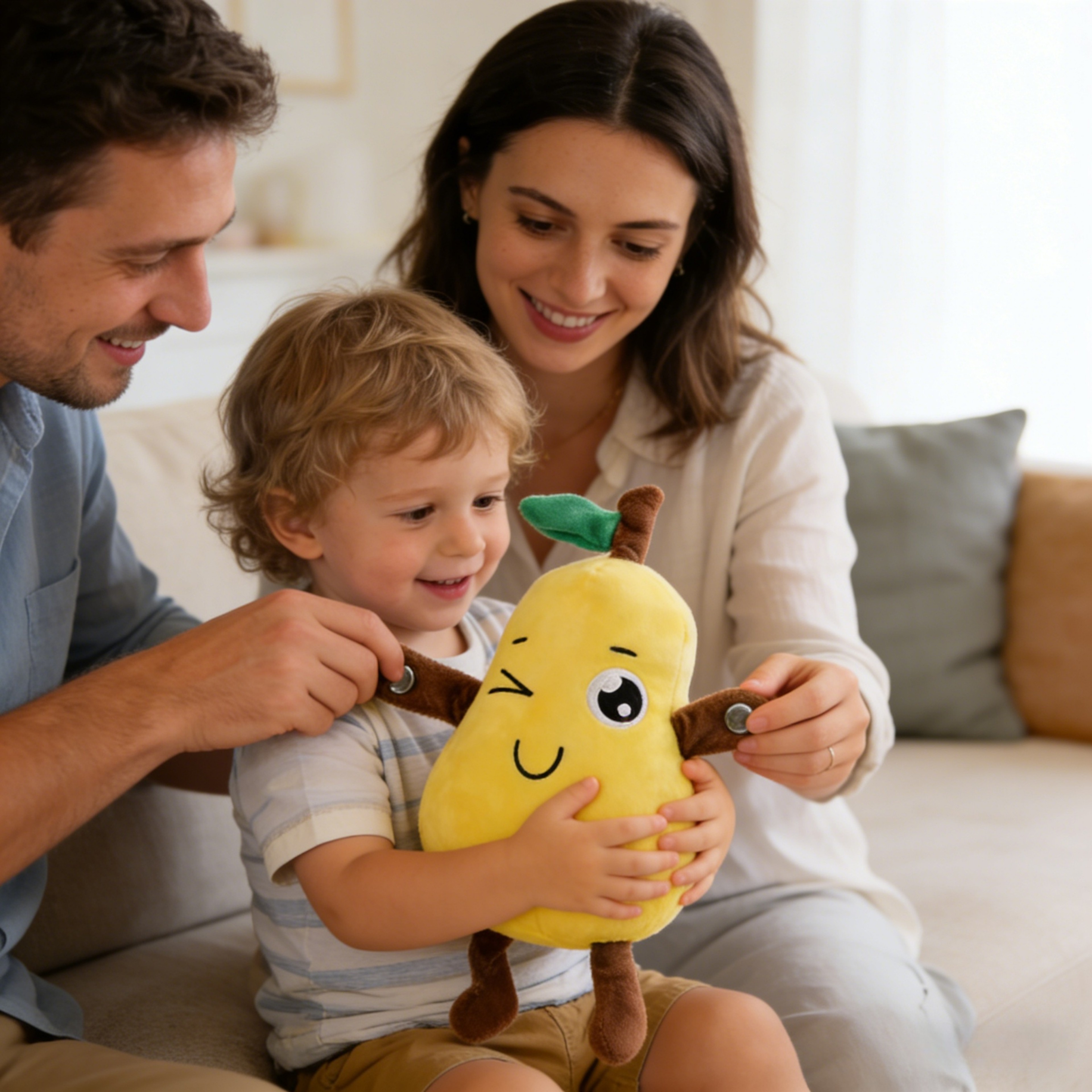 Interactive Musical Plush Toy Touch Sensitive Fruit Piano Doll For Kids And Family Fun 5