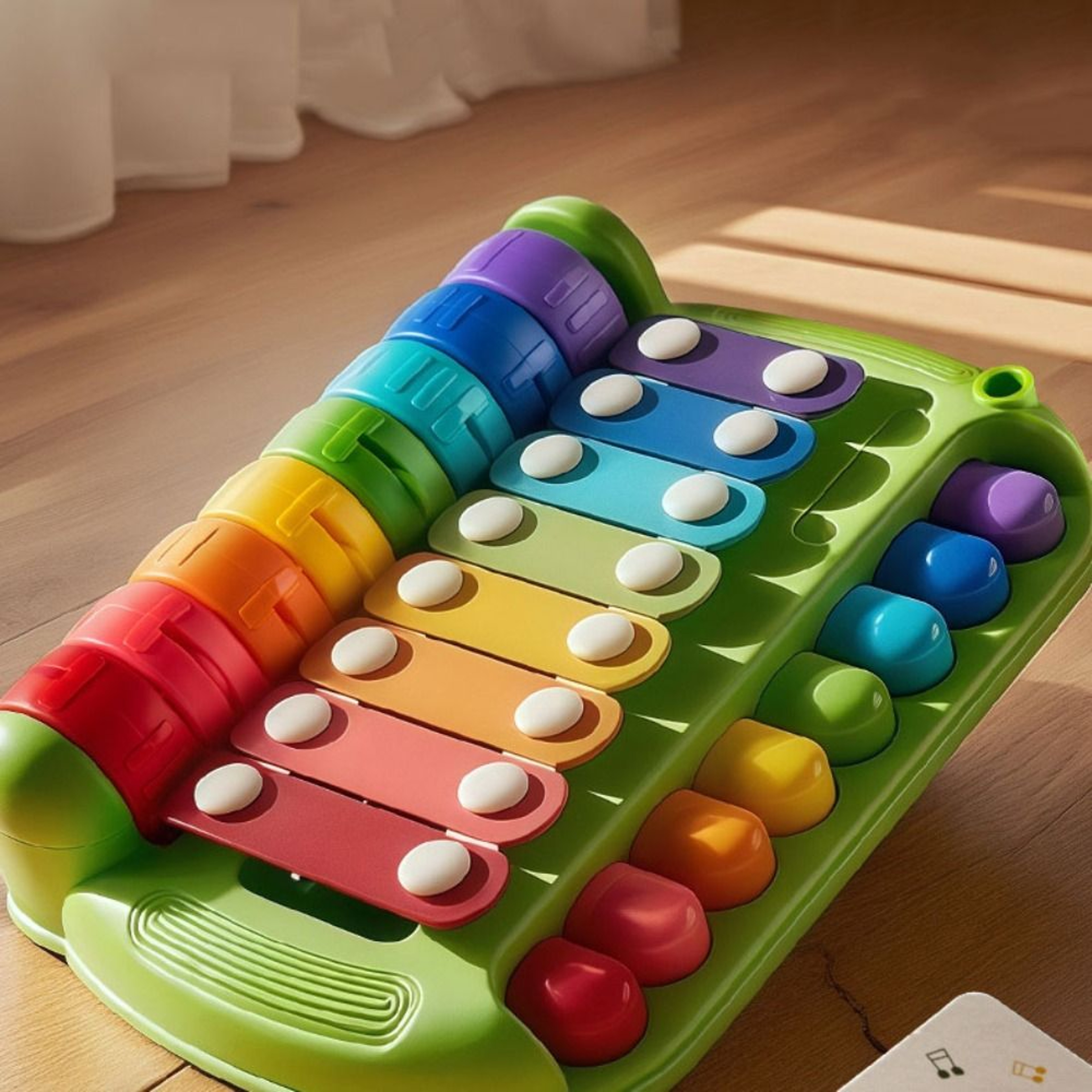 Baby Xylophone and 8 Note Piano Musical Toy for Toddlers Early Learning Instrument – view 2