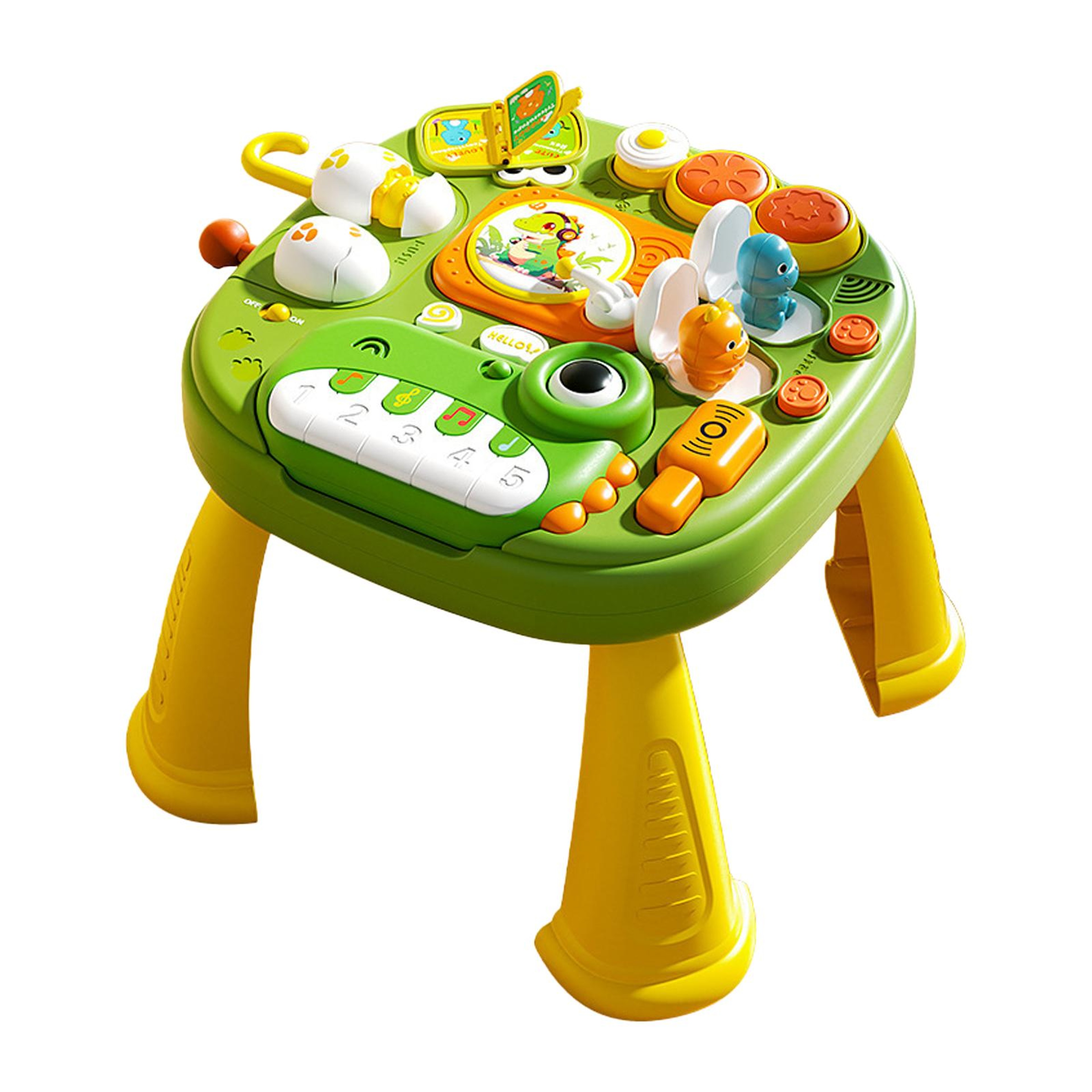 Montessori Activity Table with Lights and Music for Toddlers Early Learning Toy – view 1