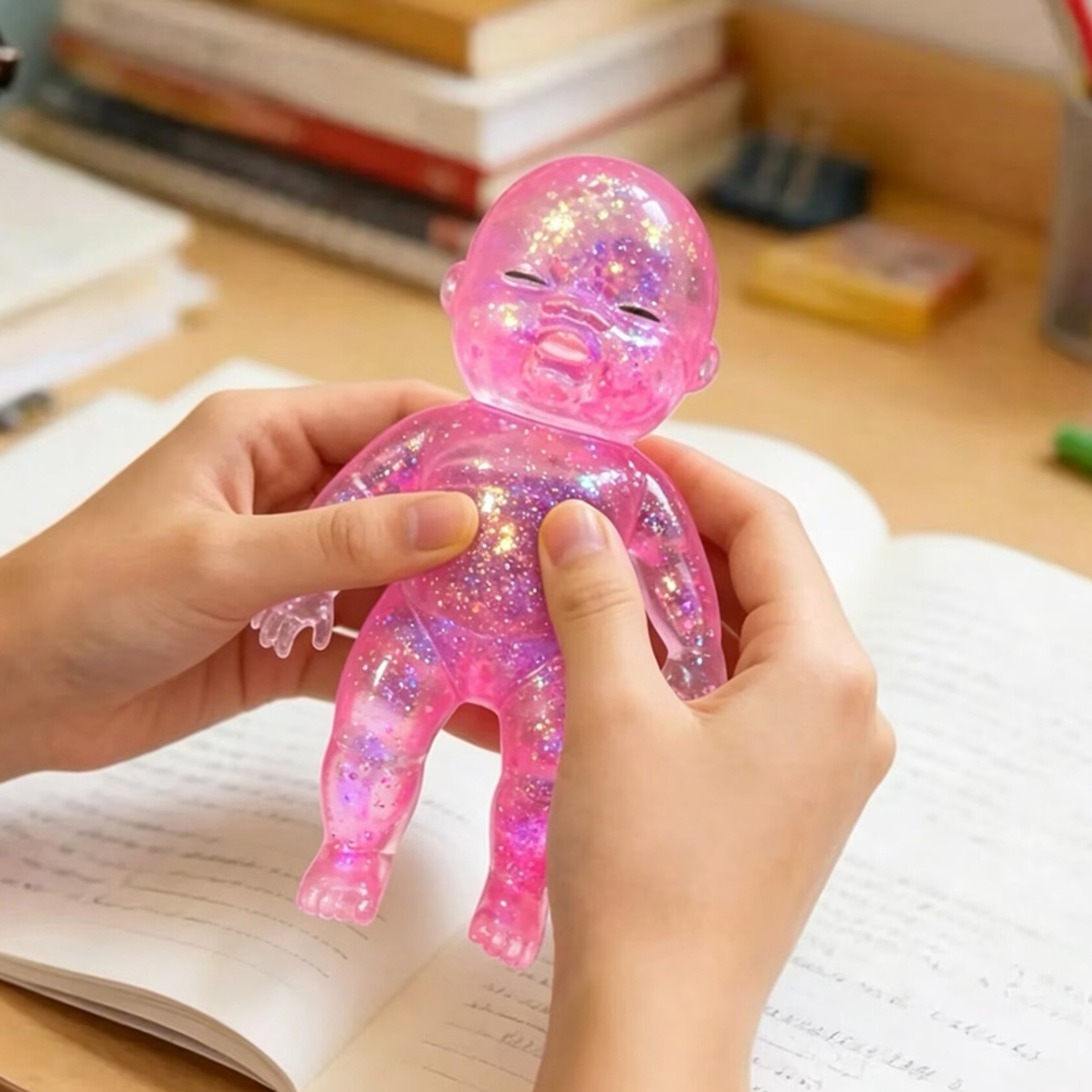 Kawaii Maltose Sugar Baby Squishy Toy Slow Rising Fidget Toy For Stress Relief  Sensory Fun 7