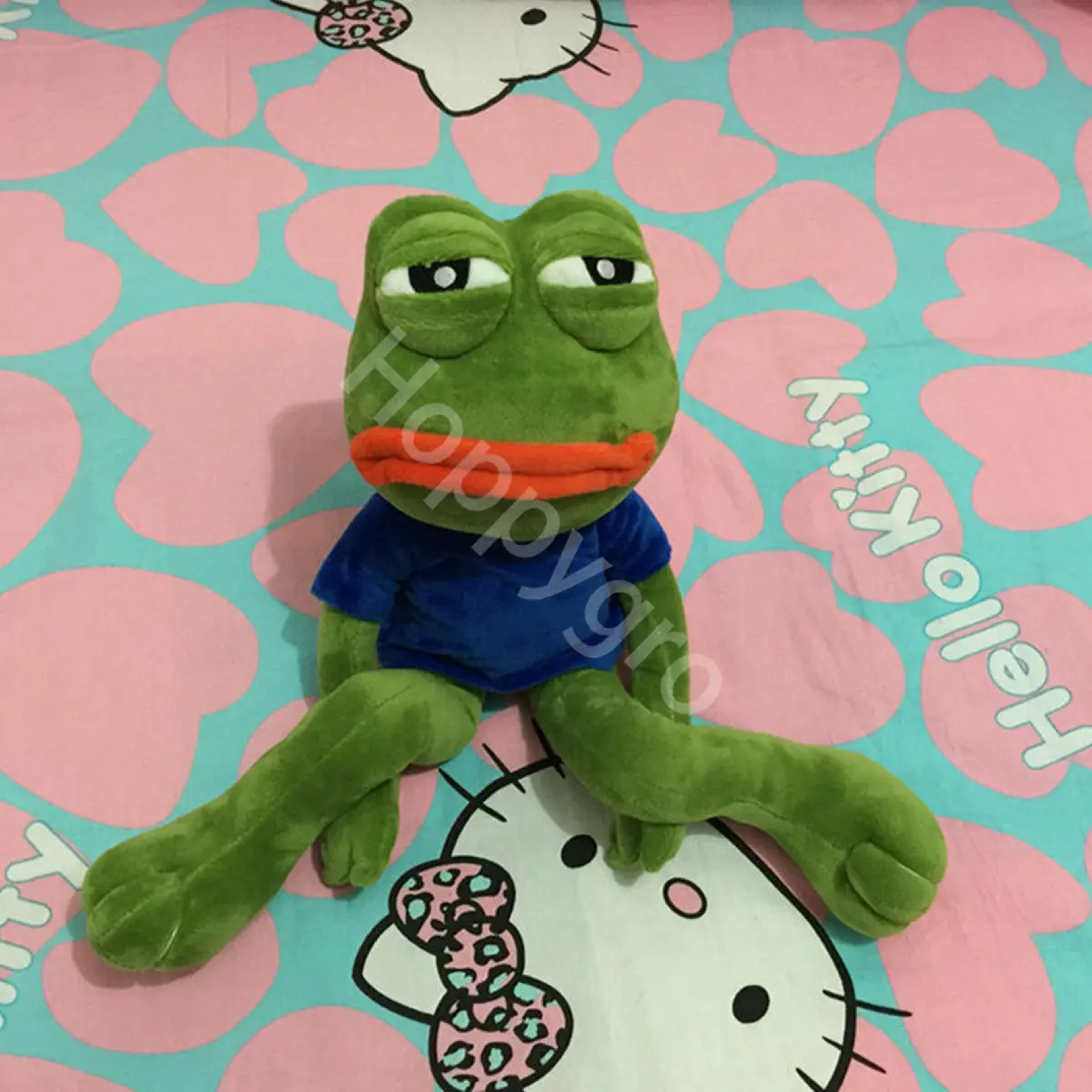 45cm Sad Frog Plush Toy Soft Pepe Frog Plush Stuffed Pillow for Cuddles & Room Decor – view 6