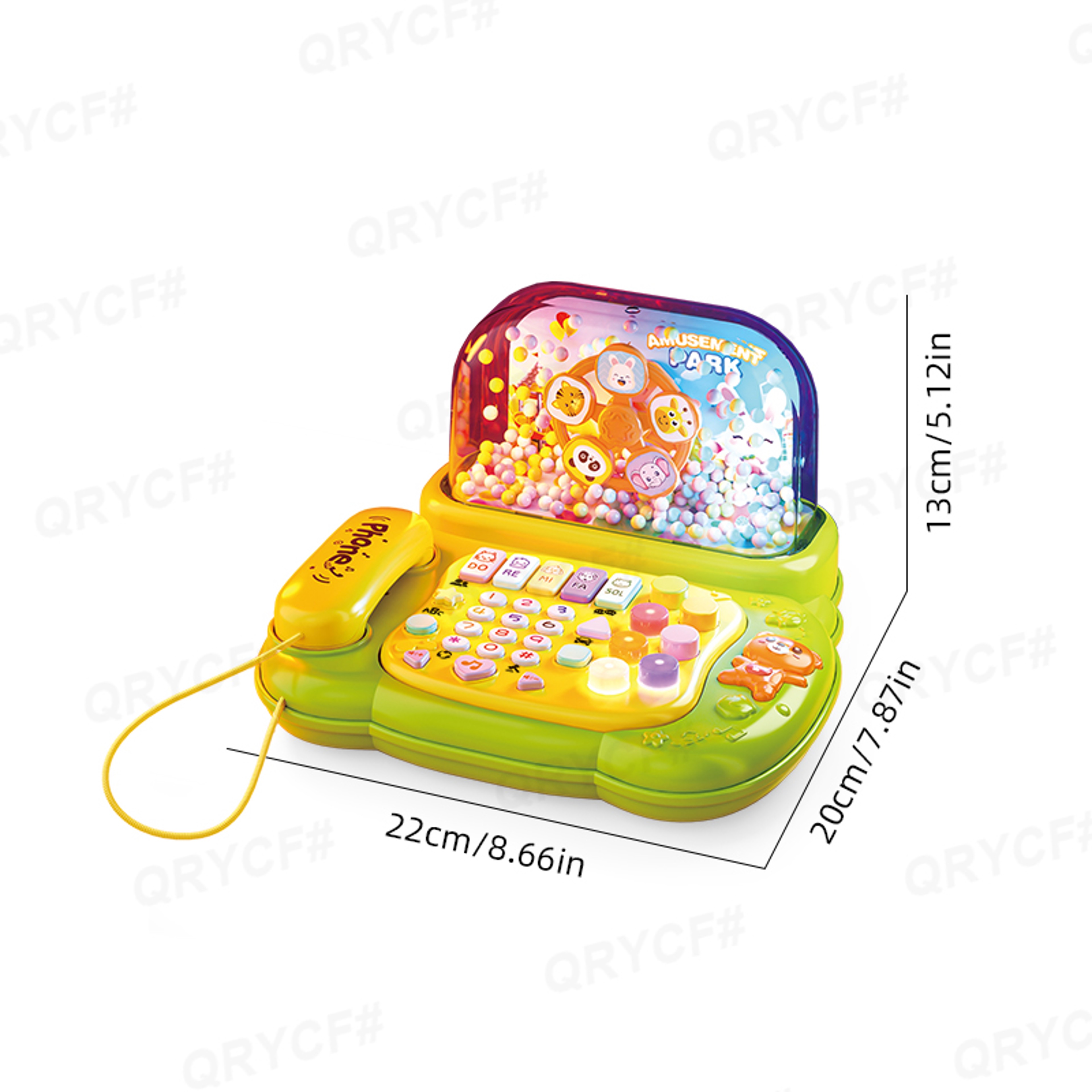 Musical Baby Phone Toy with Piano Keys & Lights Interactive Educational Toy for Toddlers – view 6