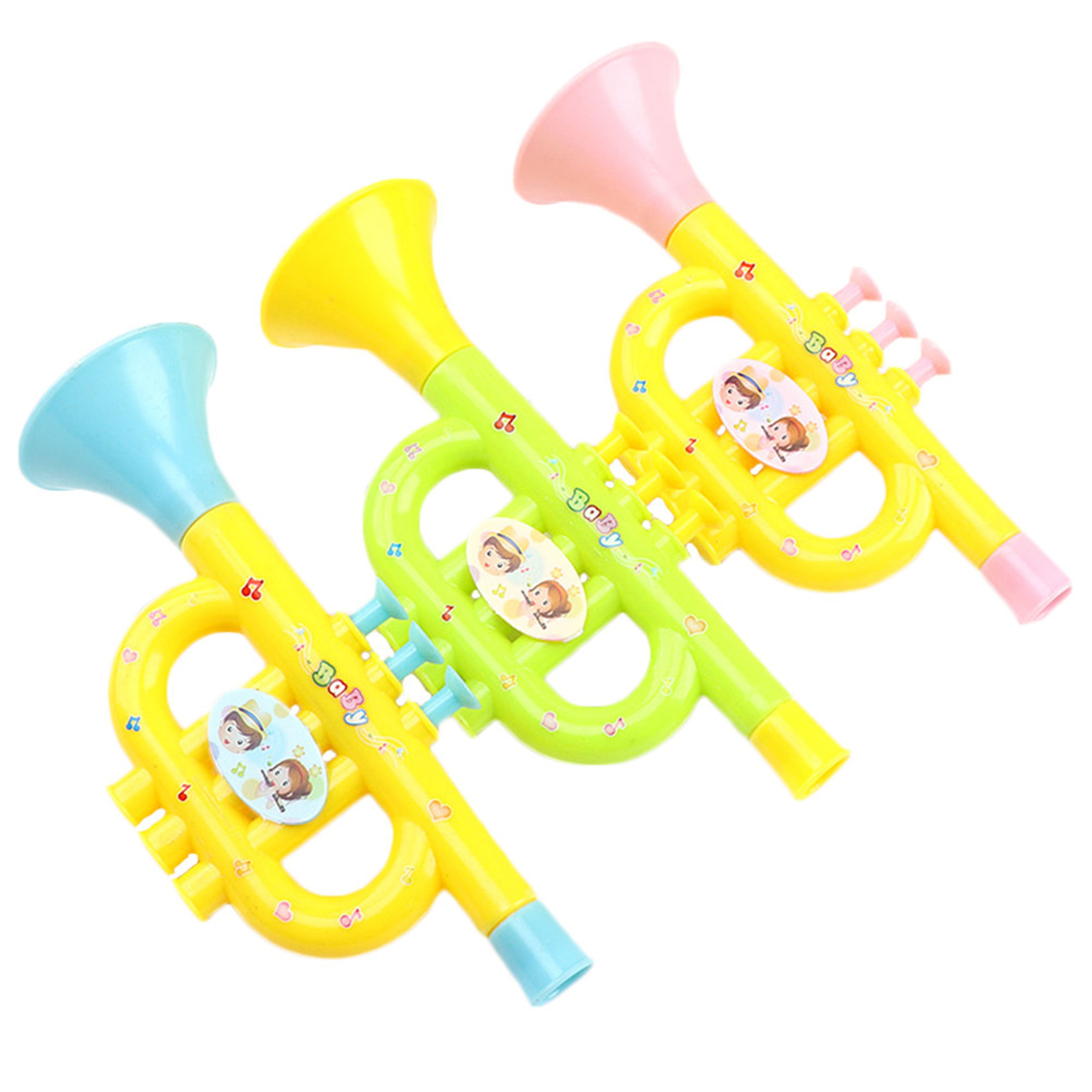 Kids Musical Instrument Toy Trumpet Set 3PCS for Early Learning and Creative Play – view 5