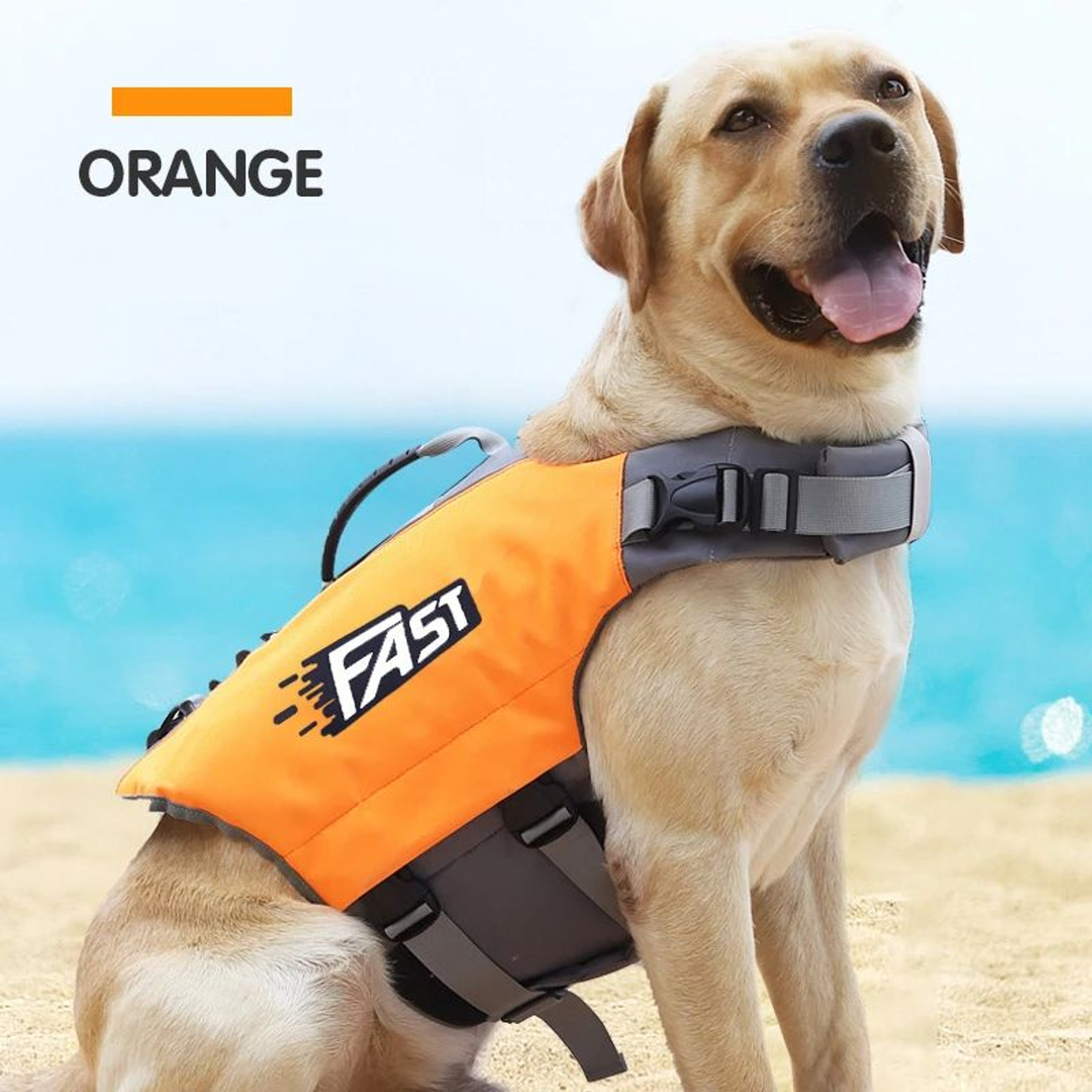 Adjustable Pet Swimming Life Jacket Super Buoyancy Reflective Dog Safety Vest For Water Adventures 10