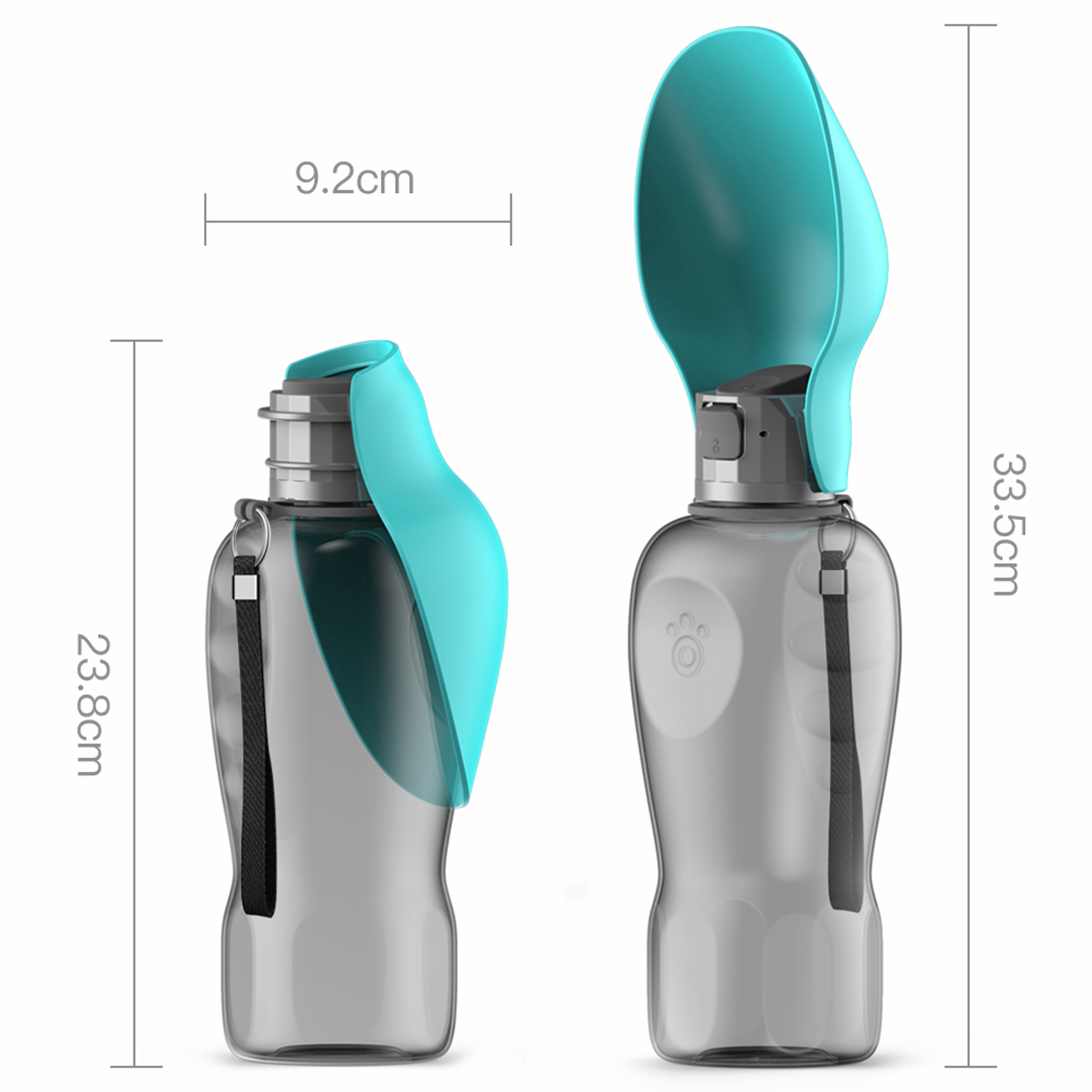 The Ultimate 800ml Pet Water Bottle, Leak-Proof Travel Bowl for Dog Walking, Hiking, and Outdoor Adventures – view 2
