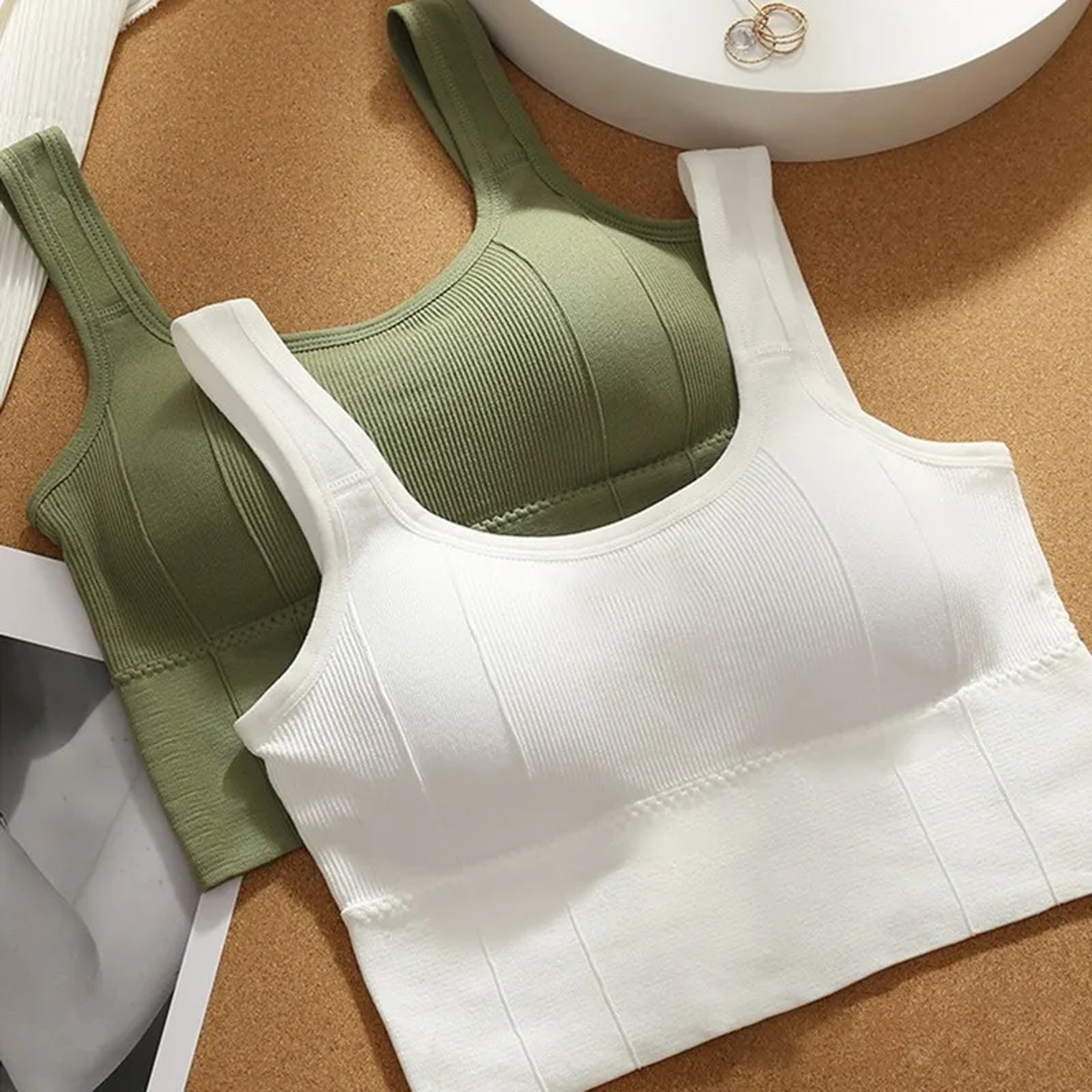 Womens Breathable Sports Bra  Seamless Yoga AntiSweat Fitness  PushUp Support Gift For Fitness Love 0