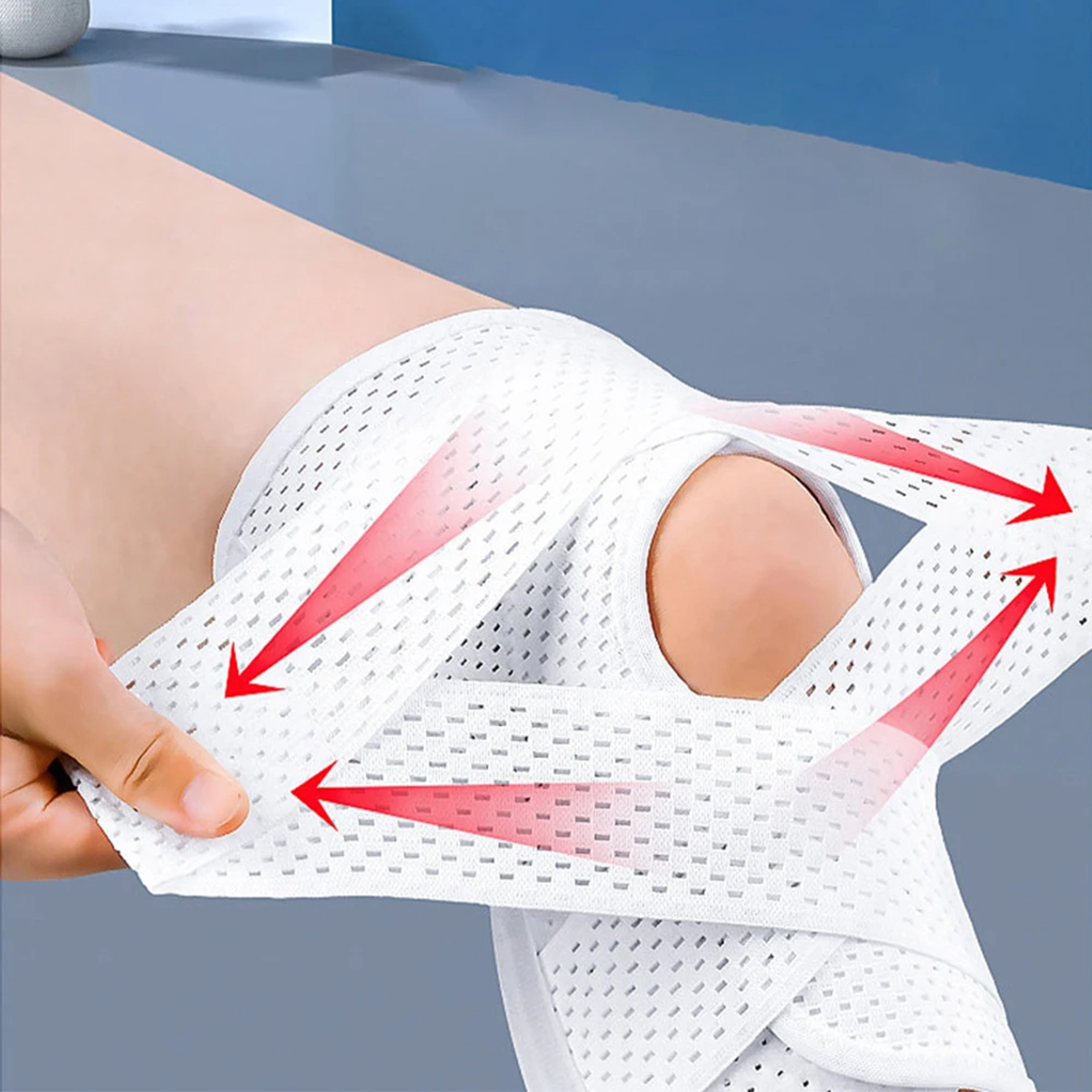 Adjustable Knee Brace Sports Knee Pads For Men  Women Fitness Knee Protector Pressurized Elastic Kn 2