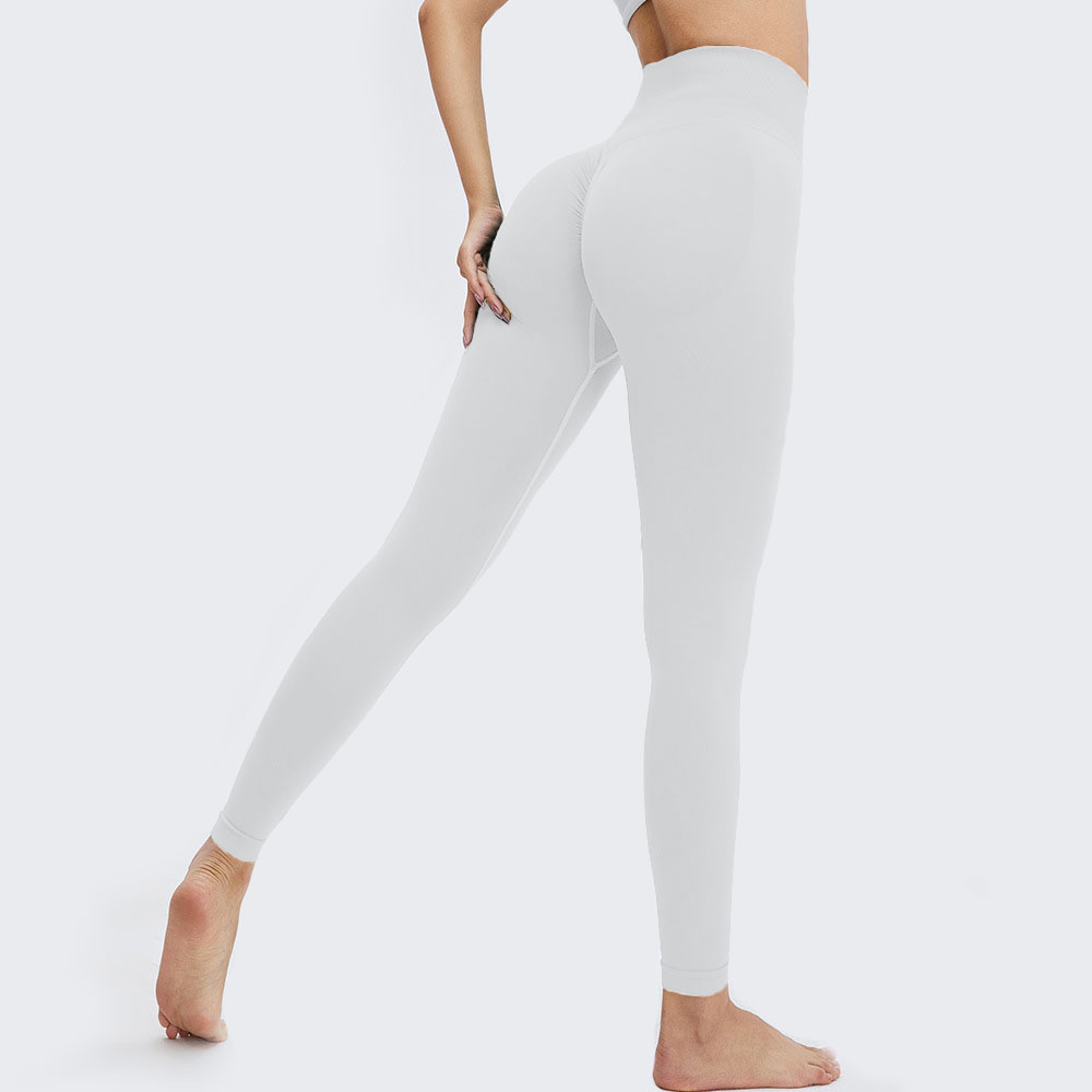 Seamless Push Up Leggings for Women High Waist Tummy Control Yoga Pants with Butt Lifting Design