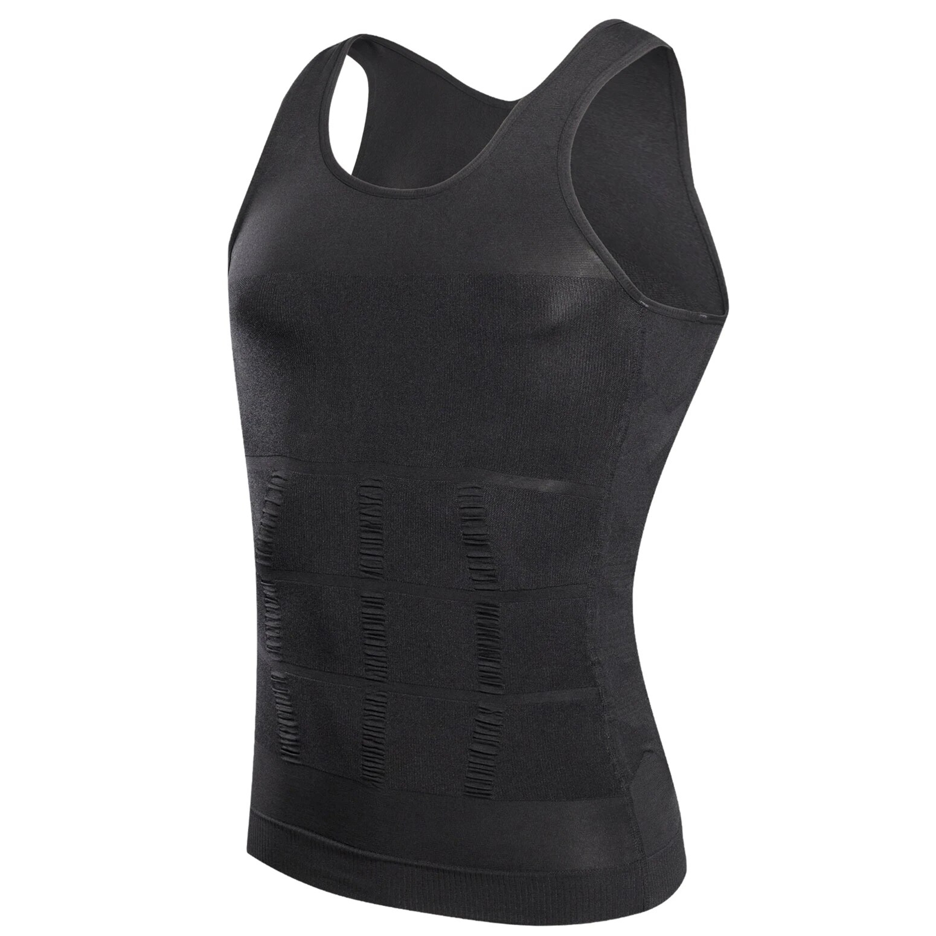 Slimming Compression Vest for Men Undershirt Shapewear Shirt for Belly Control & Tummy Tuck – view 5