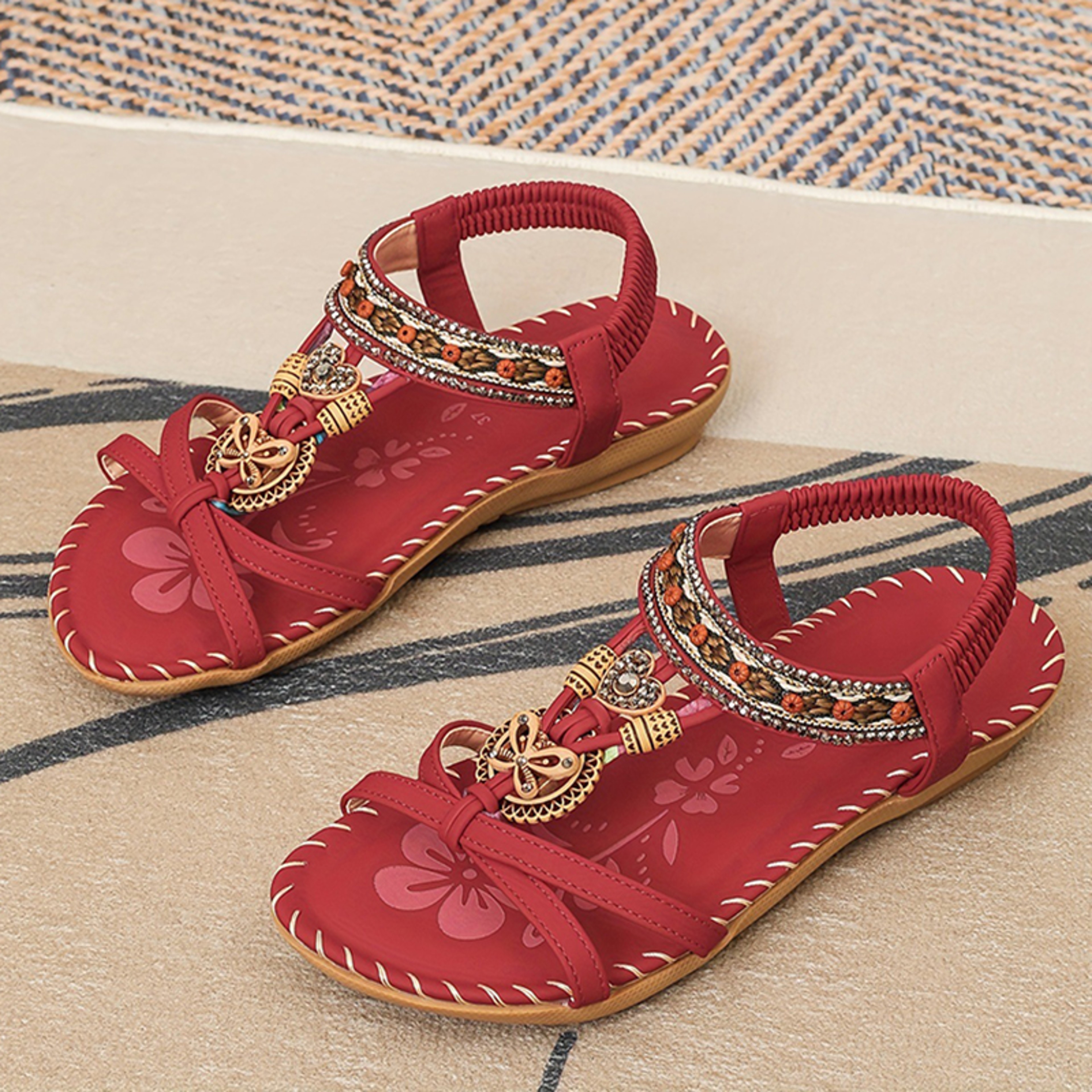 Sandals Womens Shoes Summer Casual Walking Shoes Party Beach Footwear Outdoor Female Sandal Womens  13