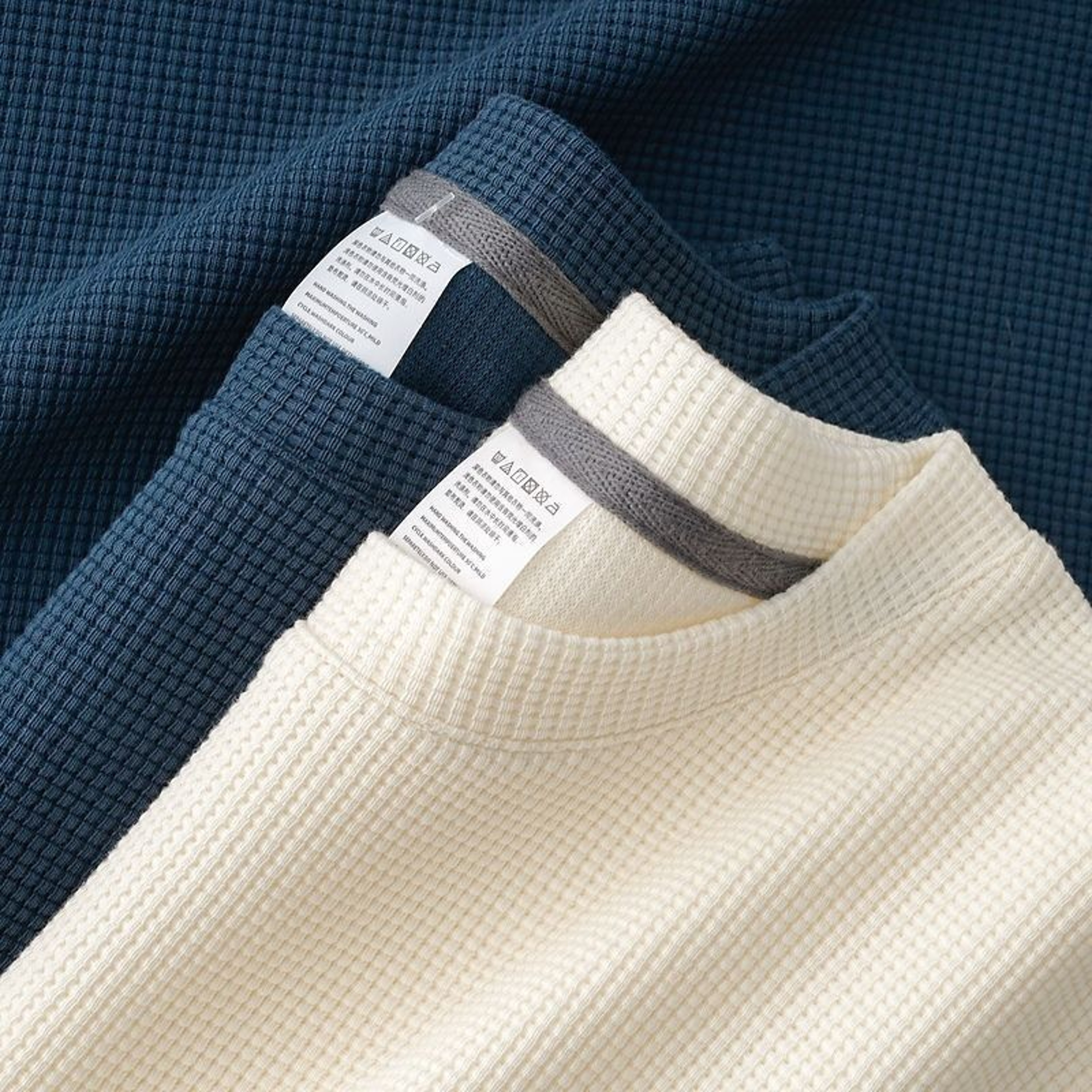 Mens New Summer Waffle Round Neck Short Sleeve T Shirt Comfortable  Breathable Short Sleeved Top Fo 0