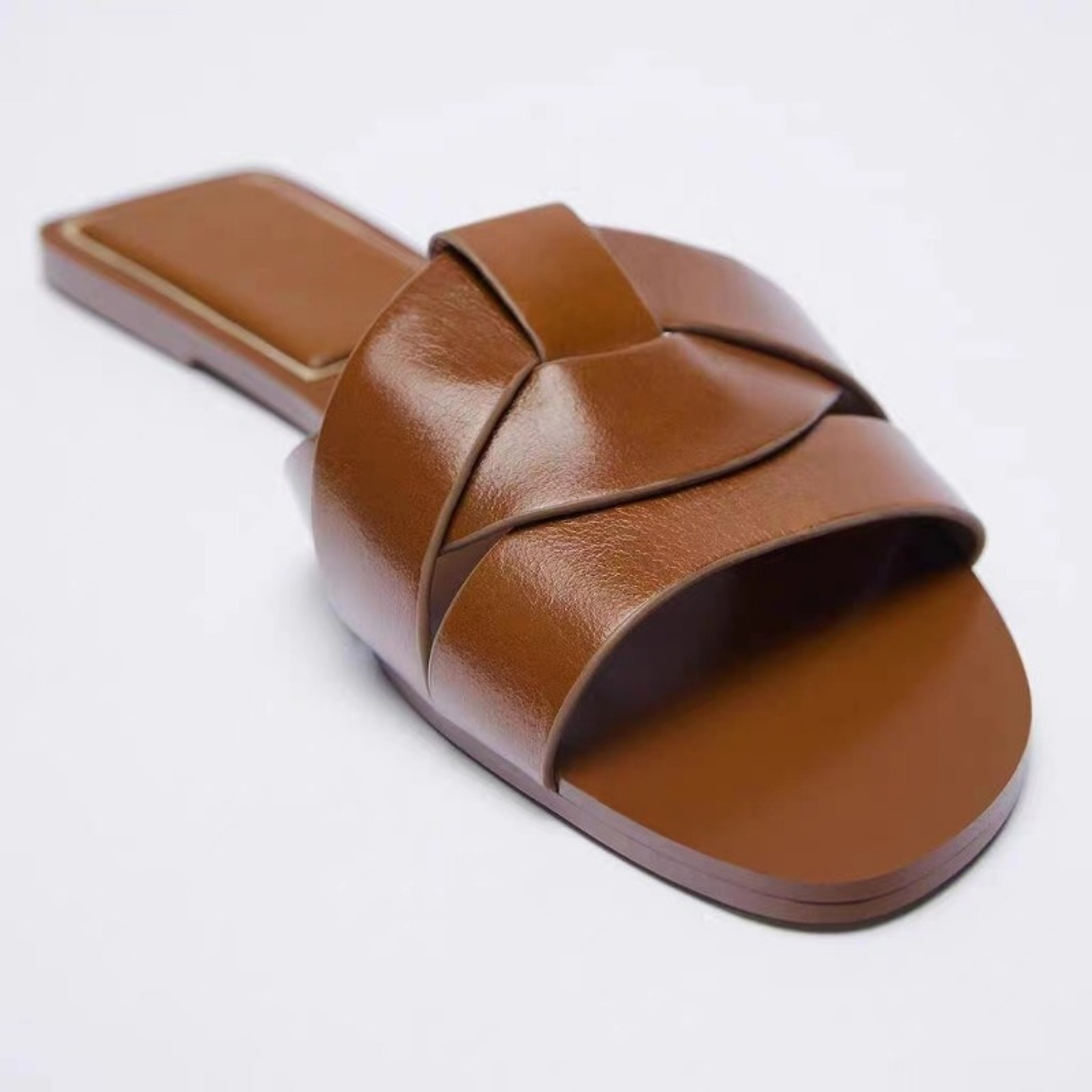 Fashion Slippers Women Sexy Flat Sandals Casual Ladies Sand Beach Slippers Elegant Fish Mouth Slippers for Women – view 3