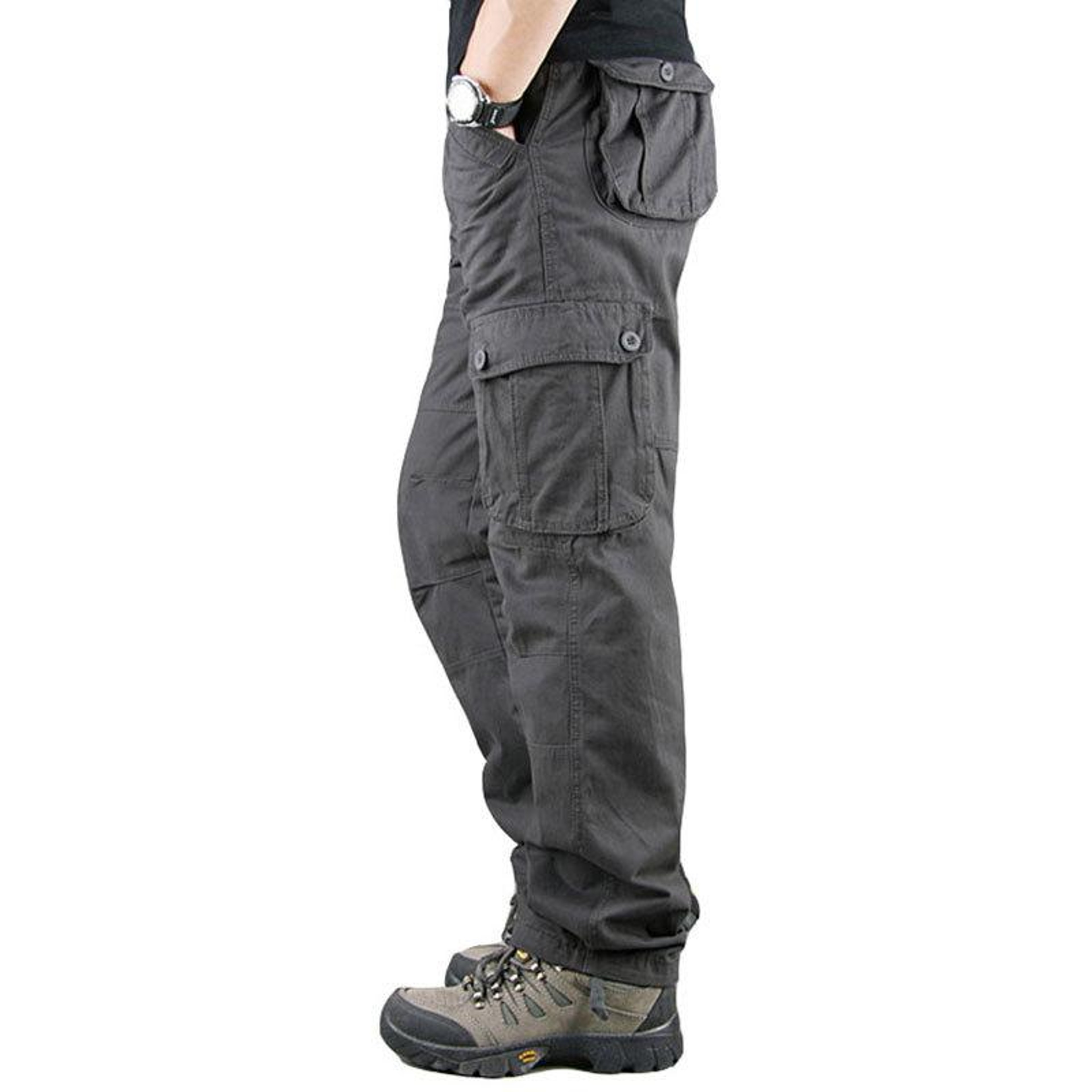 Rugged & Ready Mens Tactical Cargo Pants for Work, Hiking & Adventure Big Sizes Available – view 5