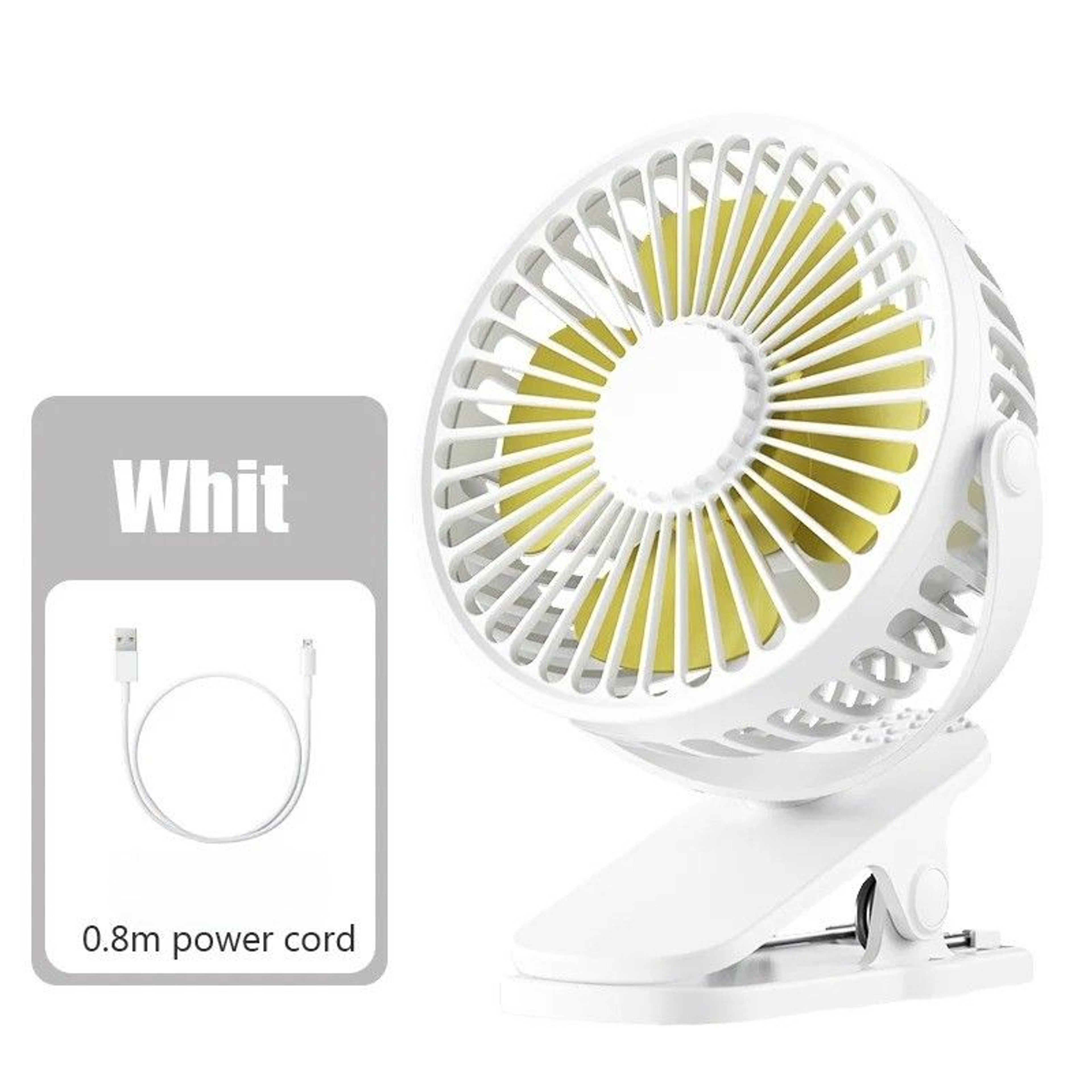 Powerful Mini Fan with Clip