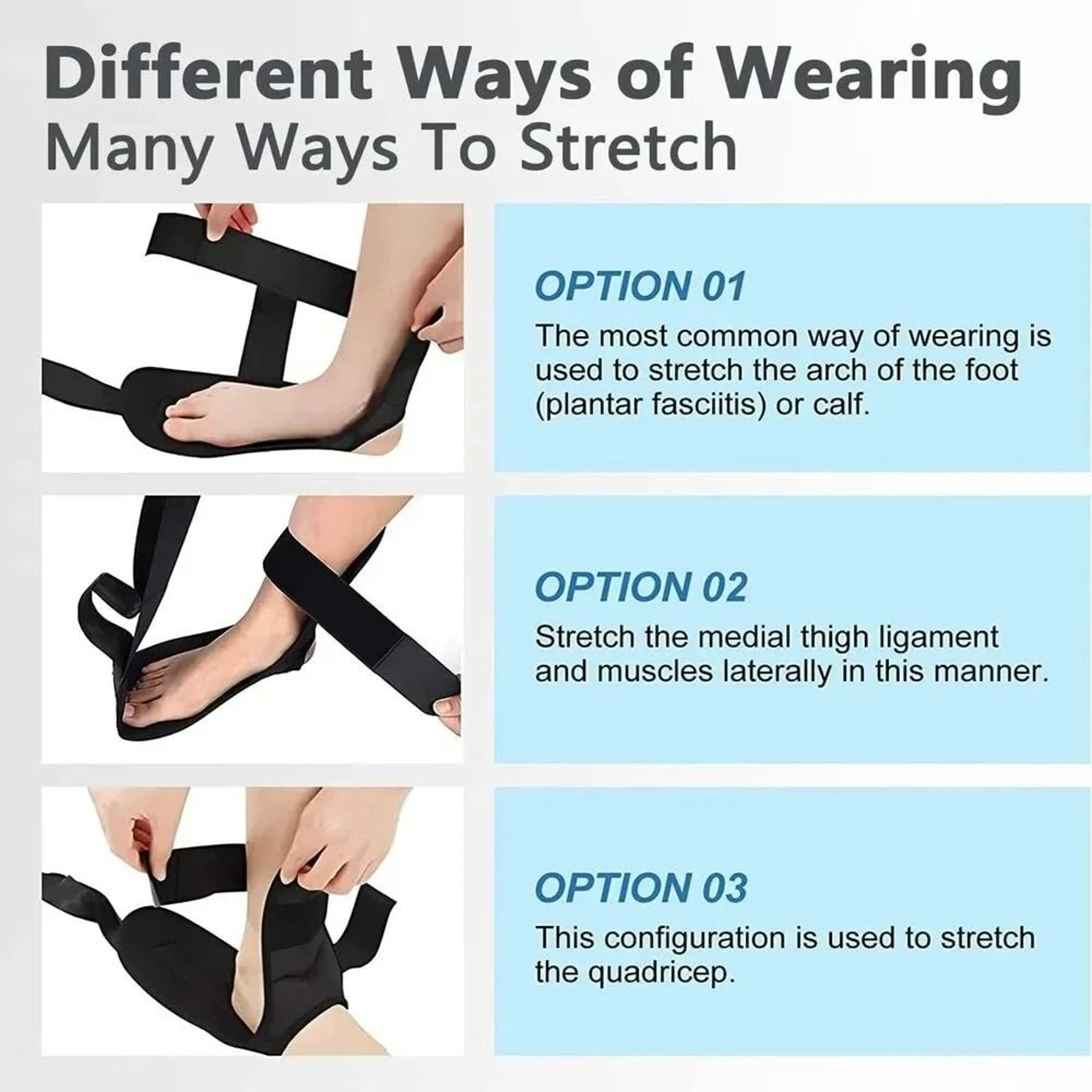 Professional ballet stretch strap